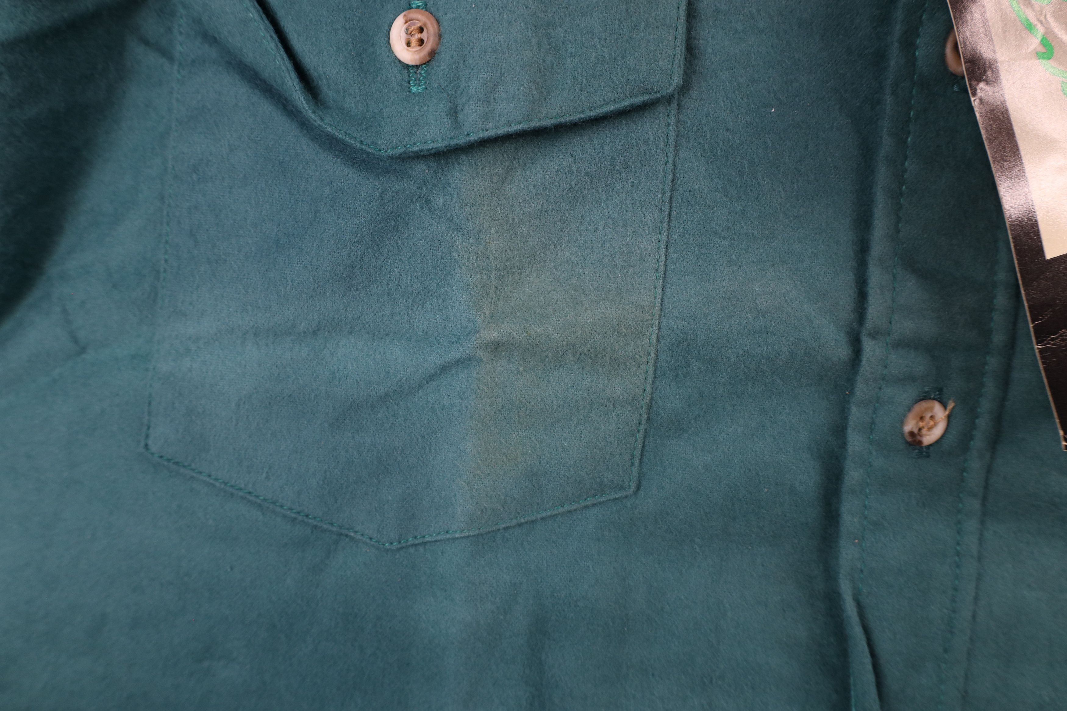 Vintage Deadstock Vintage 80s 90s Streetwear Button Shirt Teal USA Size US XL / EU 56 / 4 - 5 Thumbnail