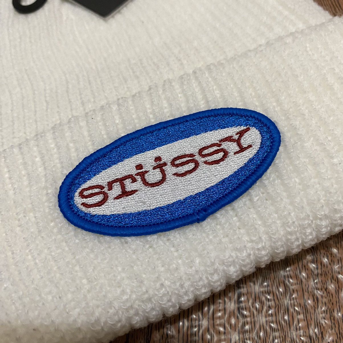 Stussy Stussy Oval Patch Beanie Hat Size ONE SIZE - 2 Thumbnail