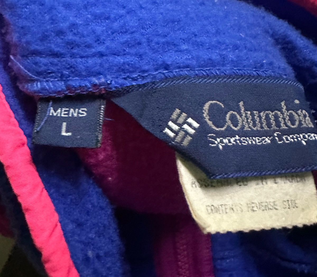 Columbia Columbia half zipper fleece two colour sweatshirt Size US L / EU 52-54 / 3 - 9 Thumbnail