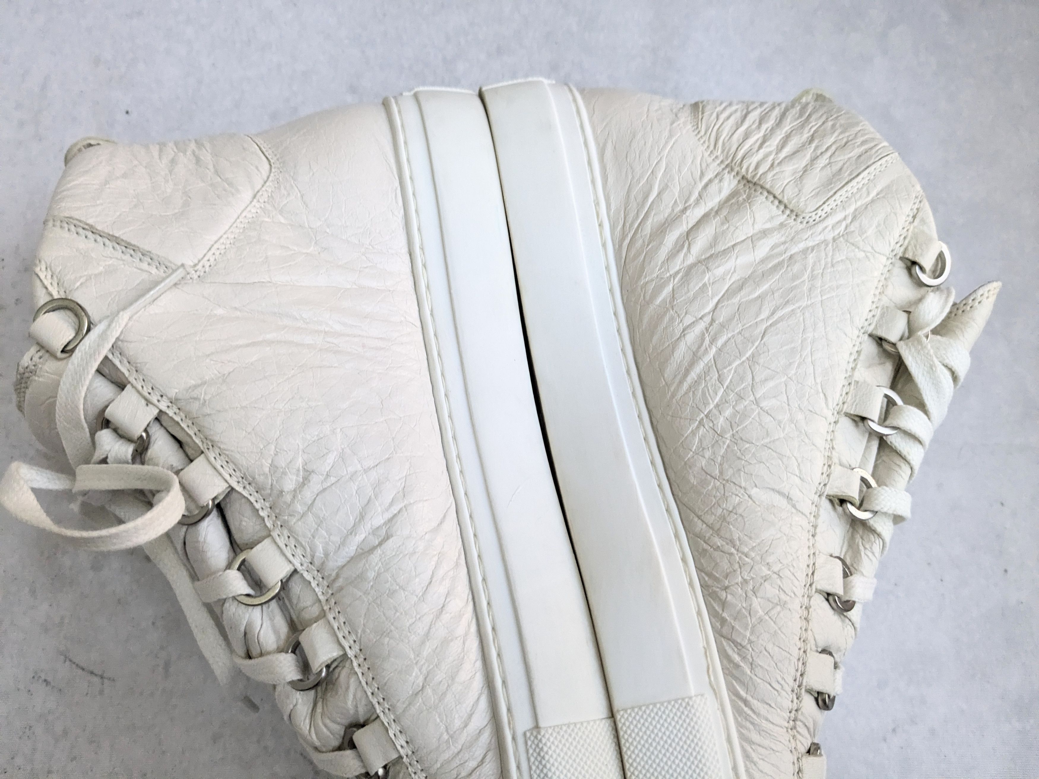 Balenciaga Balenciaga Arena Sneakers White 11 High Tops Leather Size US 11 / EU 44 - 10 Thumbnail