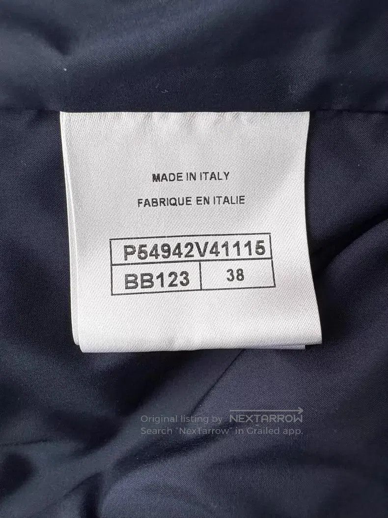 Chanel Chanel Dark blue stand-up collar four-pocket hooded cotton Size XS / US 0-2 / IT 36-38 - 8 Thumbnail