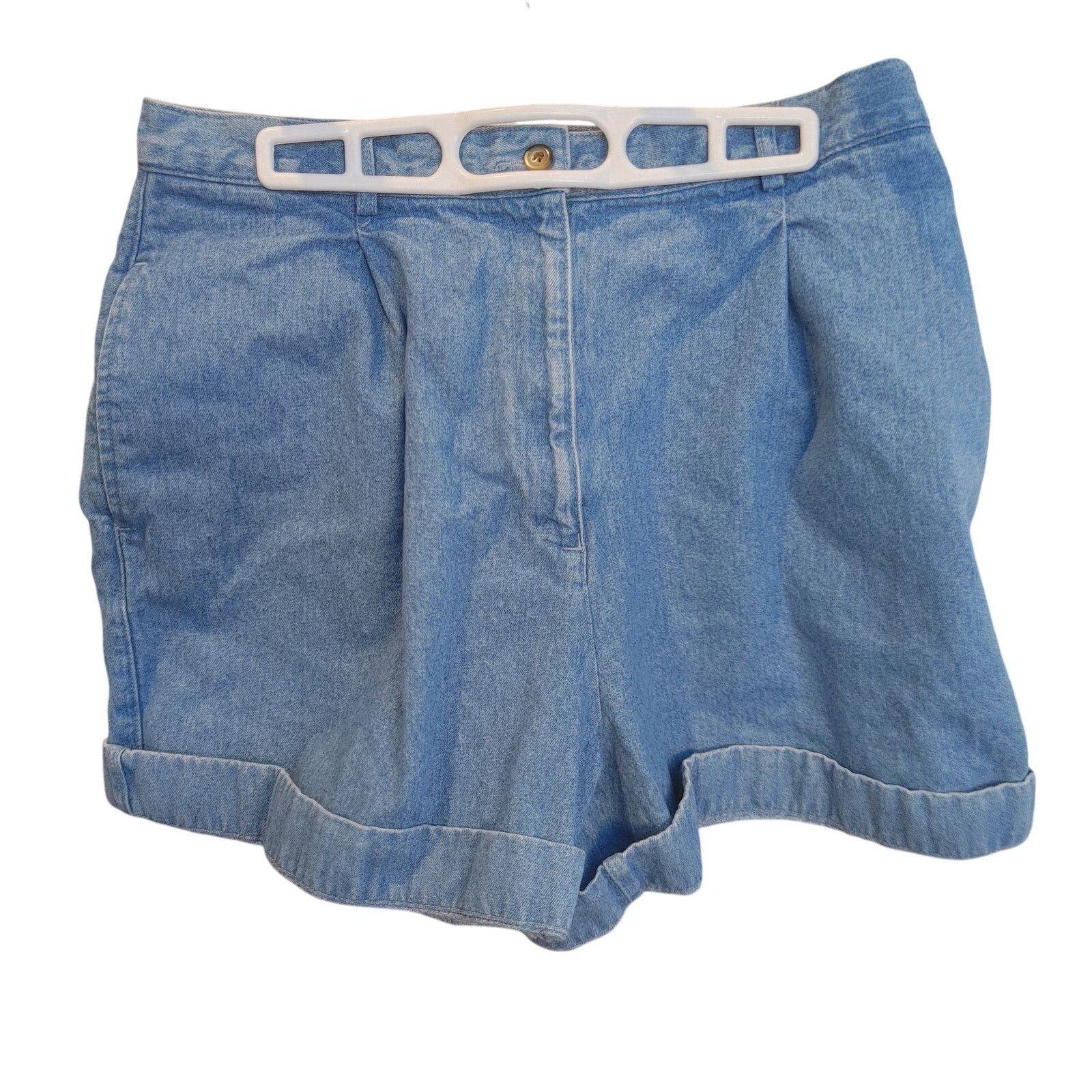 Other Westbound Women's 14 Light Blue Washed Denim Jean Shorts Size 36" / US 14 / IT 50 - 1 Thumbnail