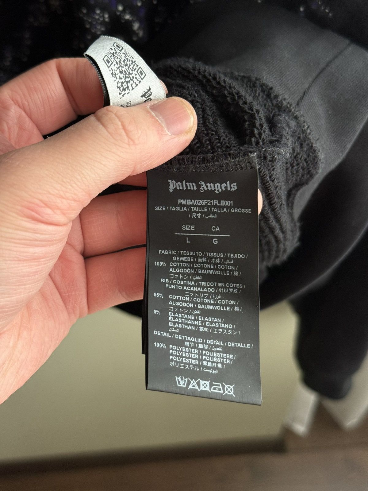 Palm Angels PALM ANGELS CREW NECK PALM GALAXY BRUSHED COTTON SWEATSHIRT Size US L / EU 52-54 / 3 - 5 Thumbnail