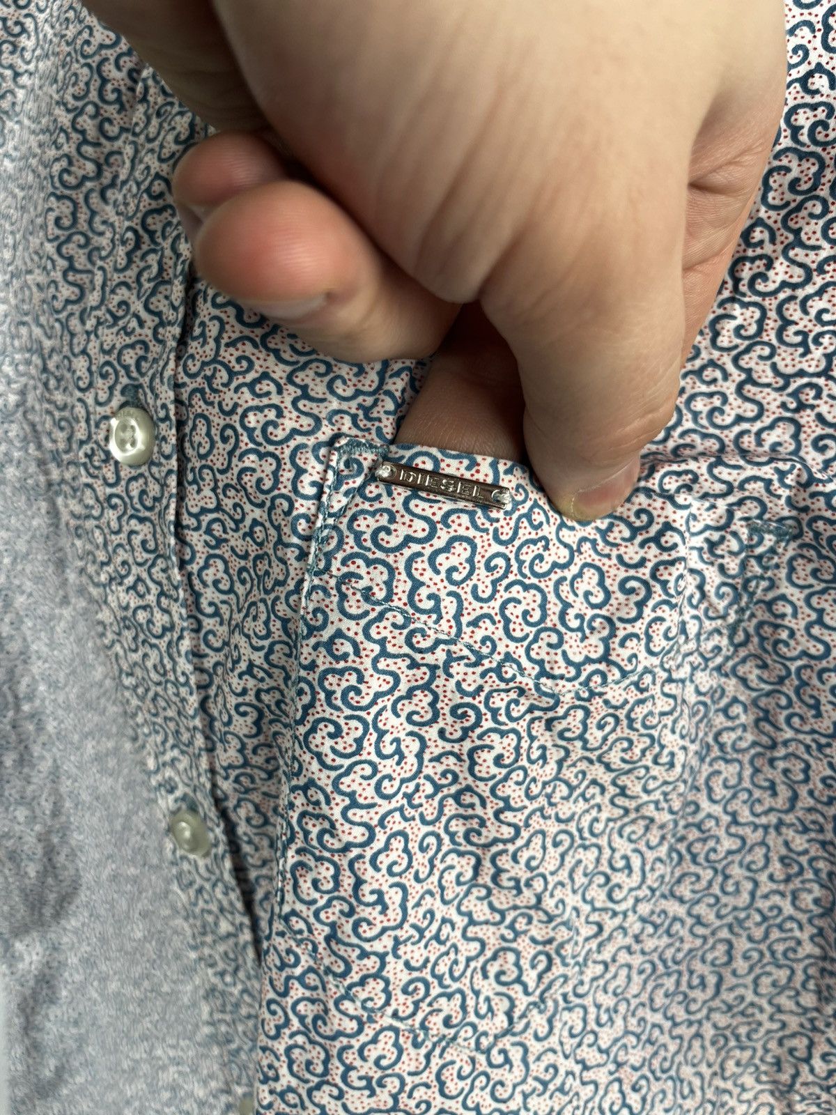 Diesel Diesel button shirt size s Size US S / EU 44-46 / 1 - 3 Thumbnail