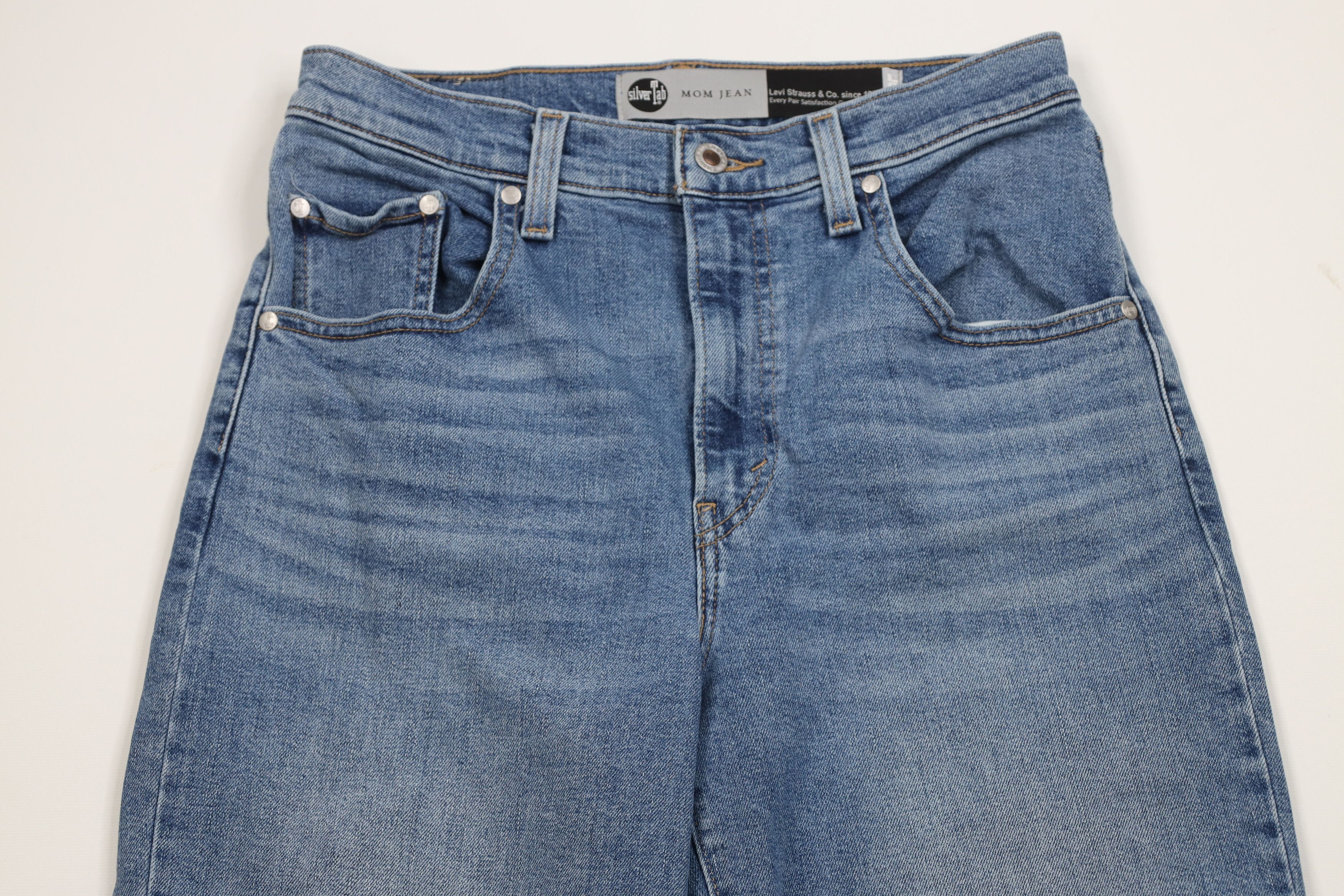 Levi's Vintage Y2K Levis Silvertab High Waisted Mom Jeans Blue Size 29" - 2 Thumbnail