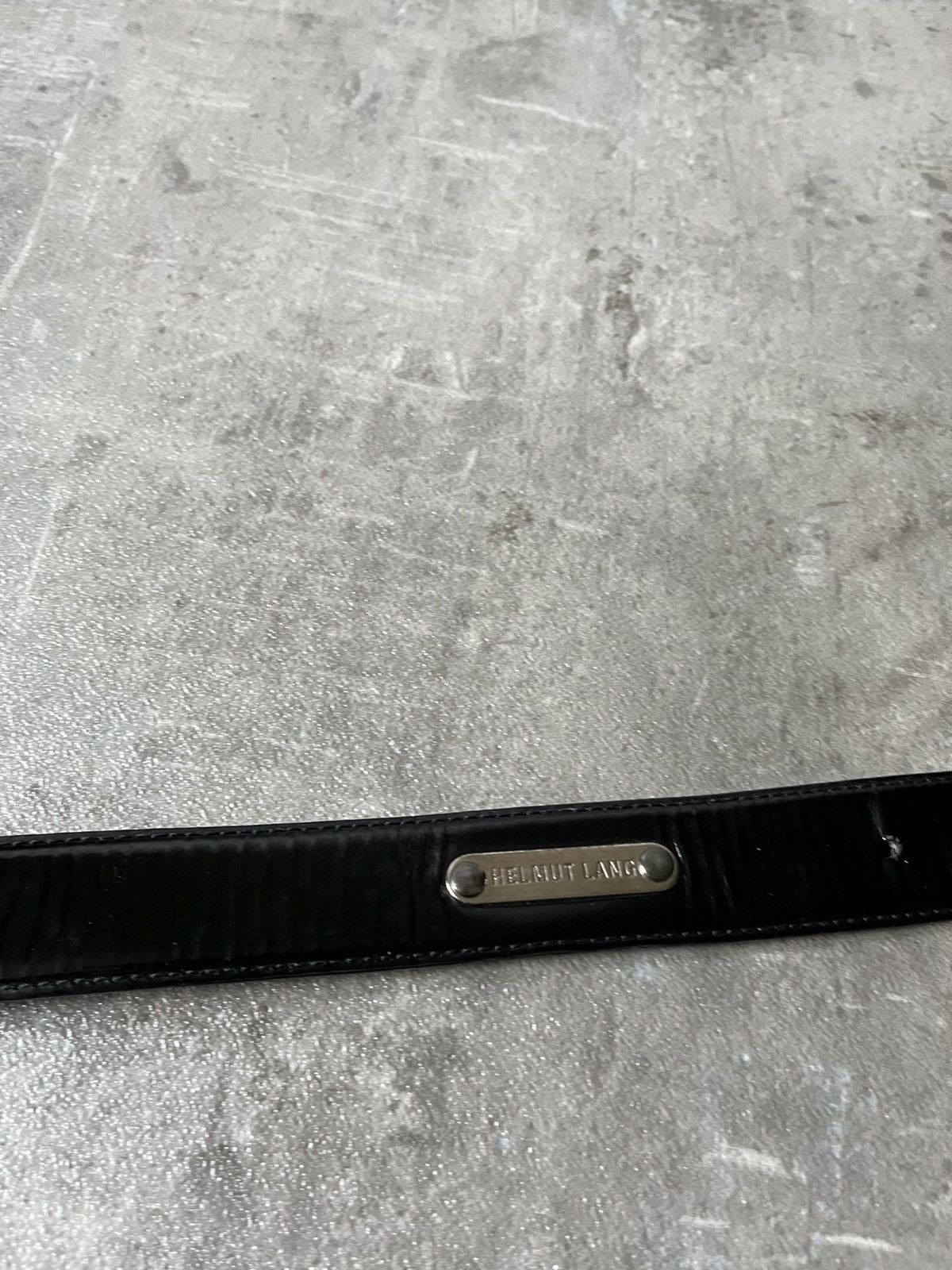Helmut Lang Helmut Lang vintage leather belt archival black Size ONE SIZE - 17 Thumbnail