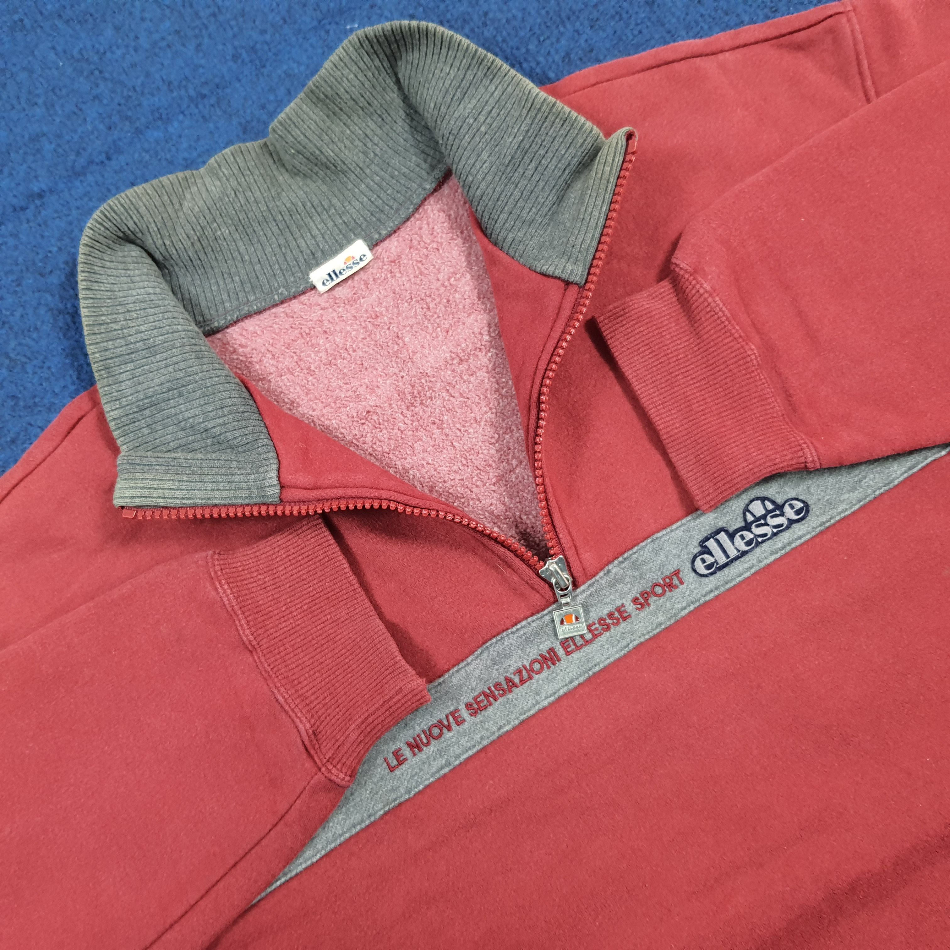 Ellesse Vintage Ellesse Sport Half Zipper Sweatshirt C295N4 Size US M / EU 48-50 / 2 - 4 Thumbnail