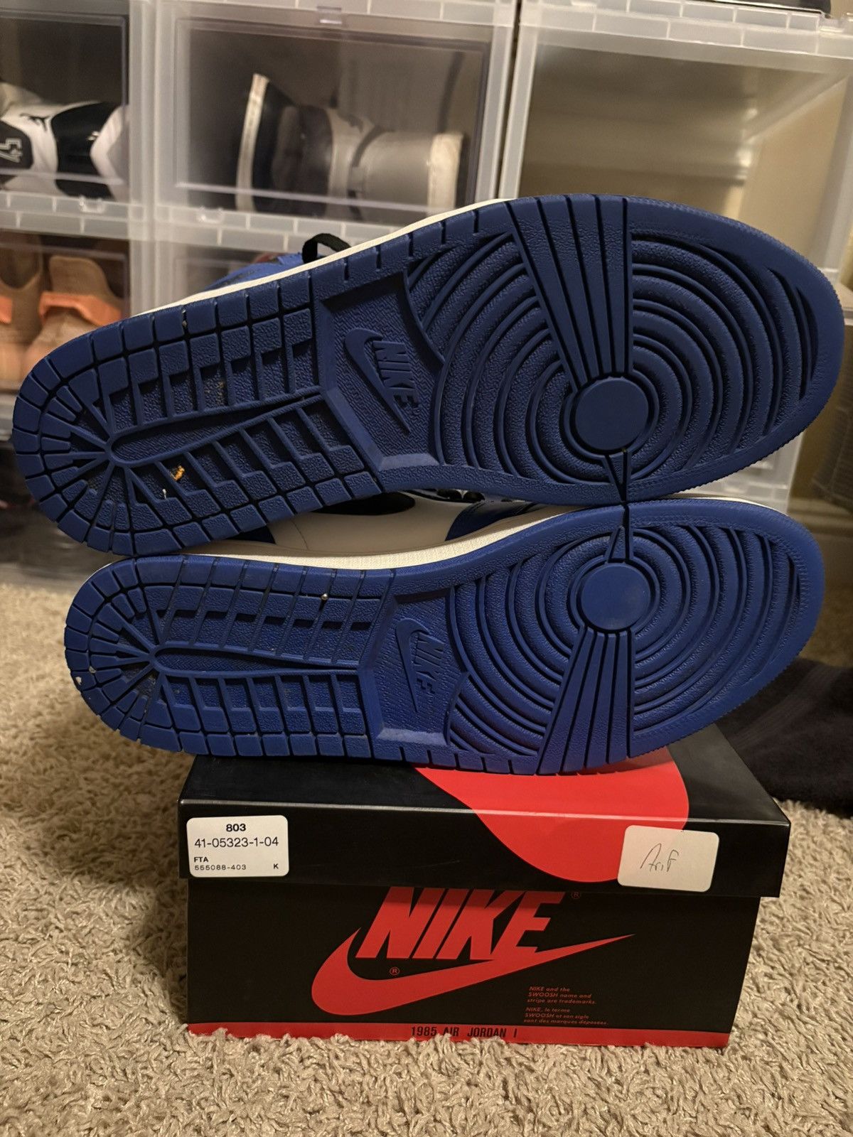 Jordan Brand Jordan Retro 1 Game Royal Size US 12 / EU 45 - 9 Thumbnail