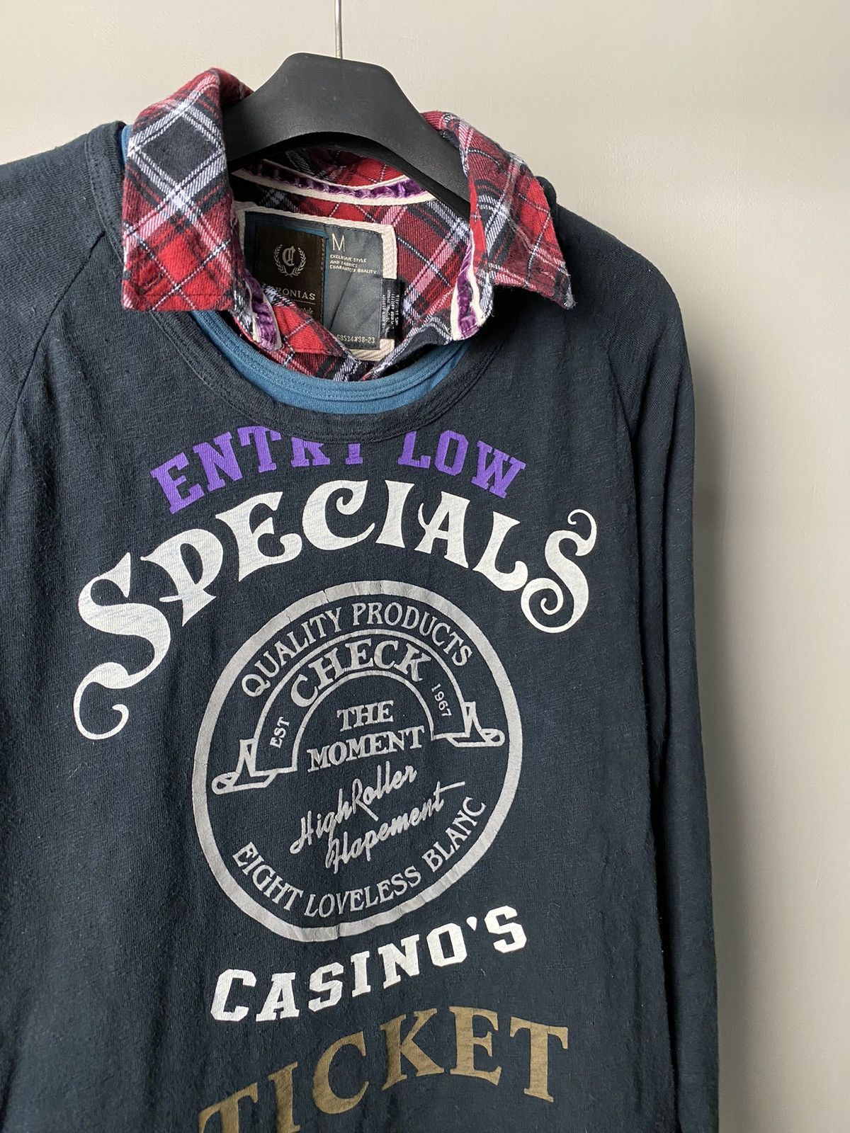 Beauty Beast × If Six Was Nine × Japanese Brand Ceronias Specials Casinos Double Layer Longsleeve Size US M / EU 48-50 / 2 - 4 Thumbnail