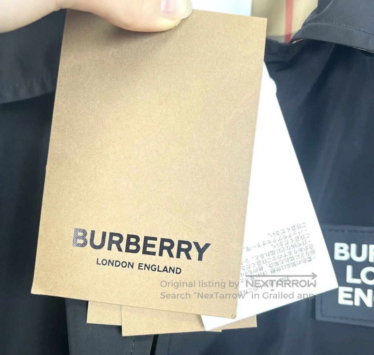 Burberry Black Long Hooded Coat with Button Front Size S. Size US S / EU 44-46 / 1 - 5 Thumbnail