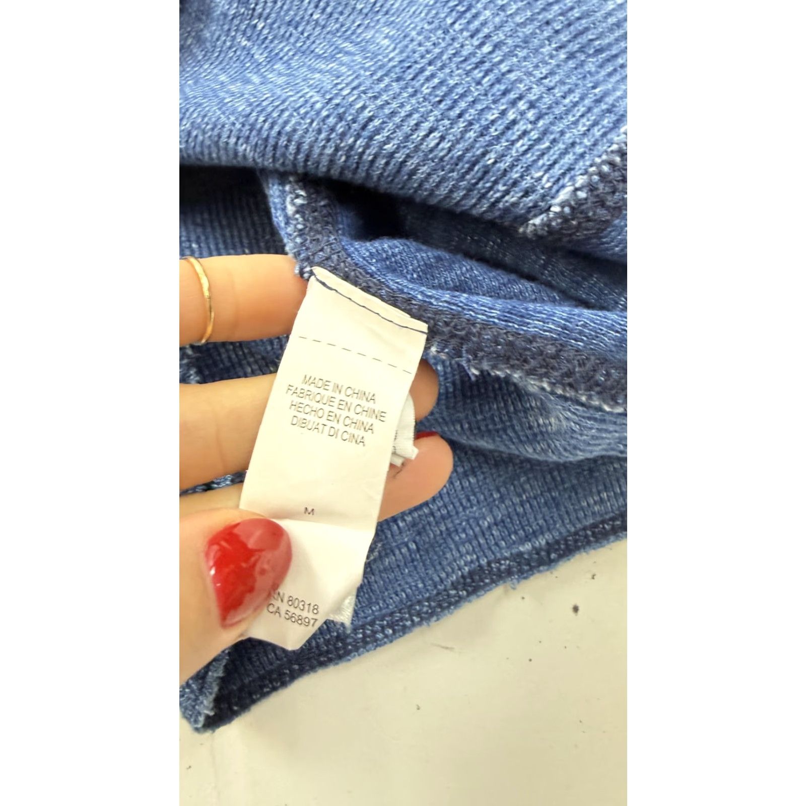 Lucky Brand Lucky Brand Shirt Mens Medium Blue Thermal Lived In Henley Long Sleeve Top Size US M / EU 48-50 / 2 - 5 Thumbnail