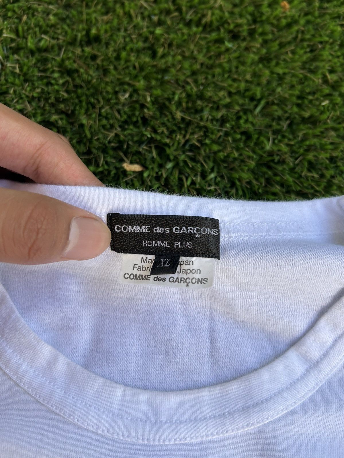 Comme des Garcons Homme Plus Comme Des Garcons Homme Plus Flower Hand Botanical Tee Size US XL / EU 56 / 4 - 4 Thumbnail