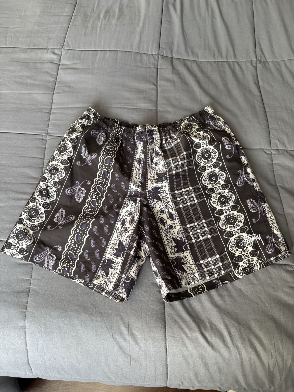 Stussy Stussy plaid stock water short Size US 32 / EU 48 - 1 Thumbnail
