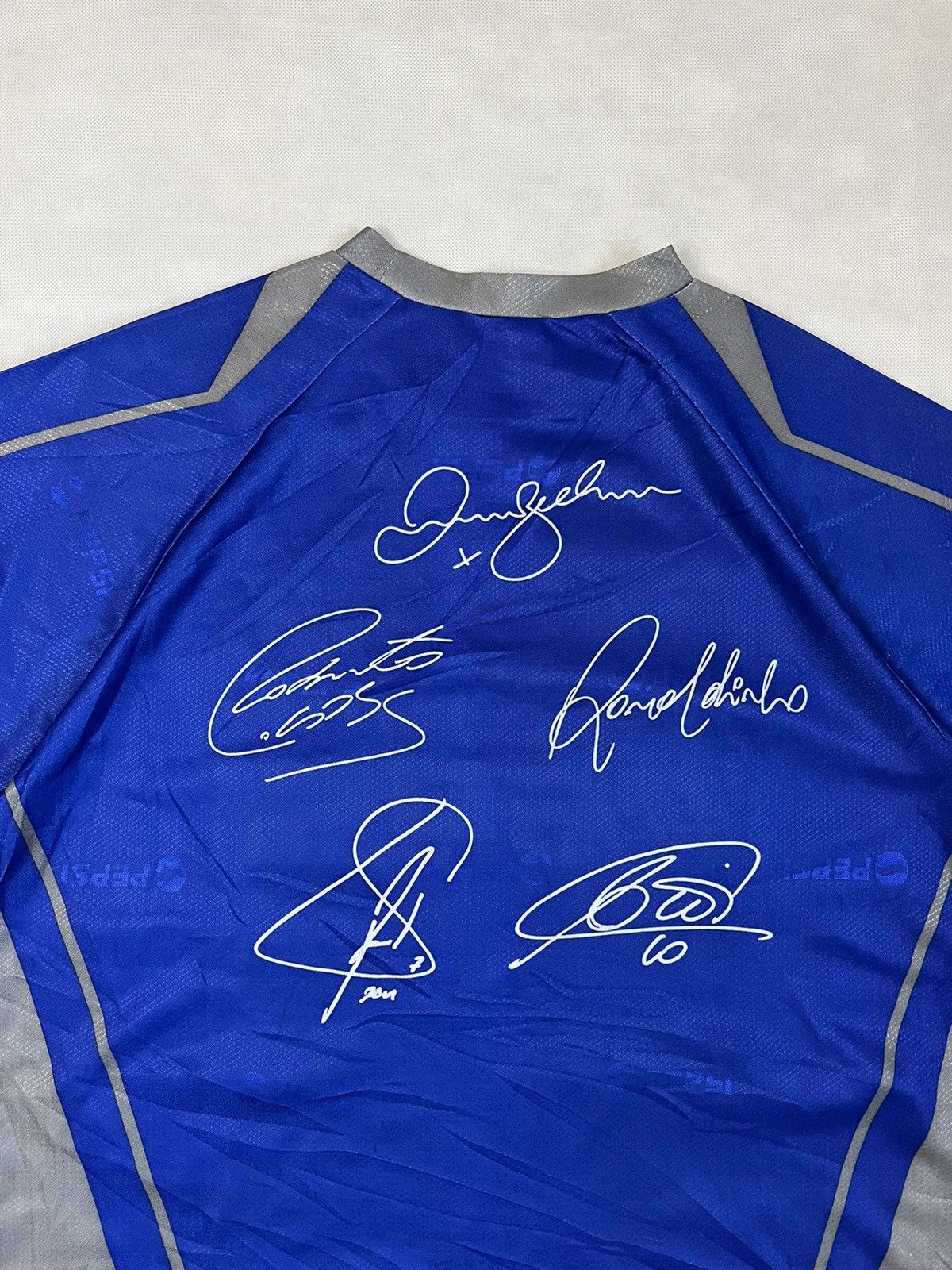 Pepsi Vintage Signature Pepsi Soccer Jersey Kit Fifa World Cup Size US L / EU 52-54 / 3 - 7 Thumbnail