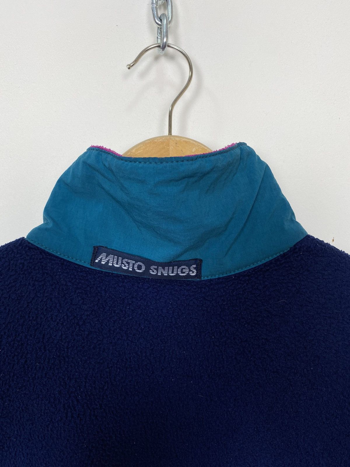 Vintage Vintage Musto Snugs Polarlite Fleece Jacket Pullover Blue Size US M / EU 48-50 / 2 - 7 Thumbnail