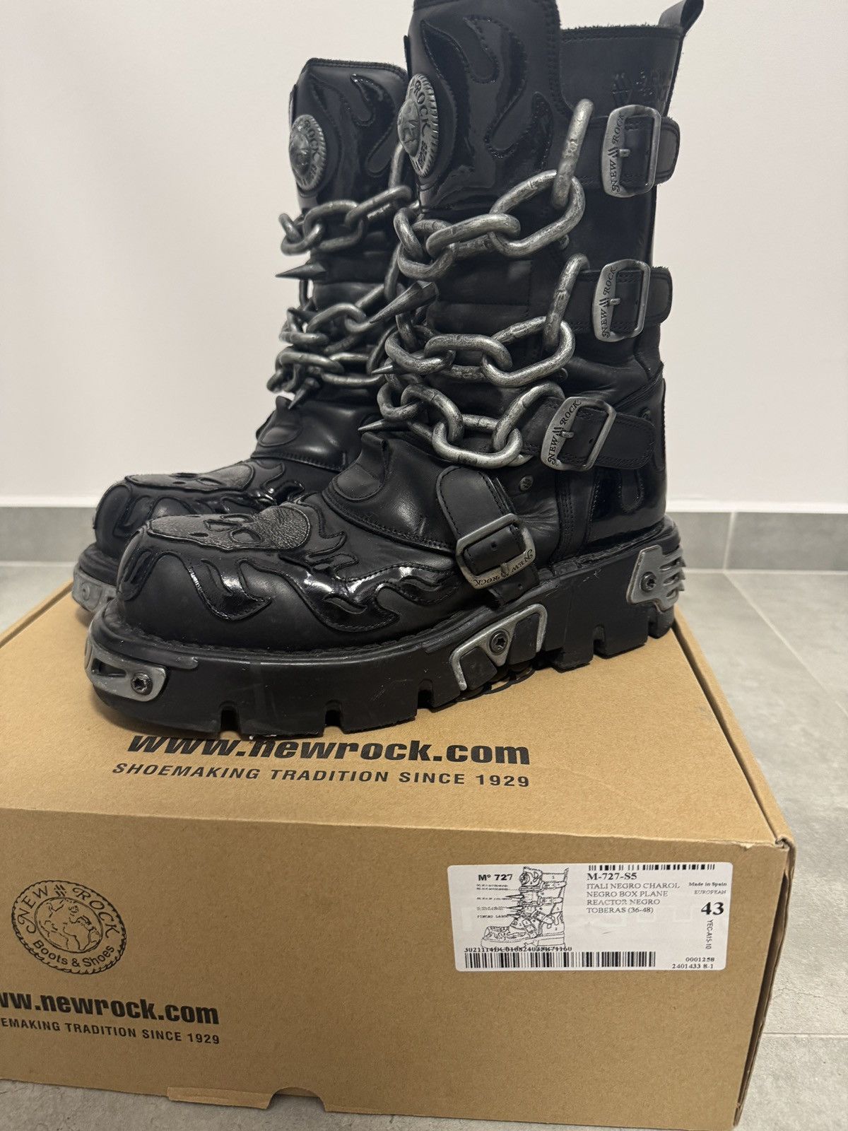New Rock new rock m-727-s5 Size US 10 / EU 43 - 2 Thumbnail