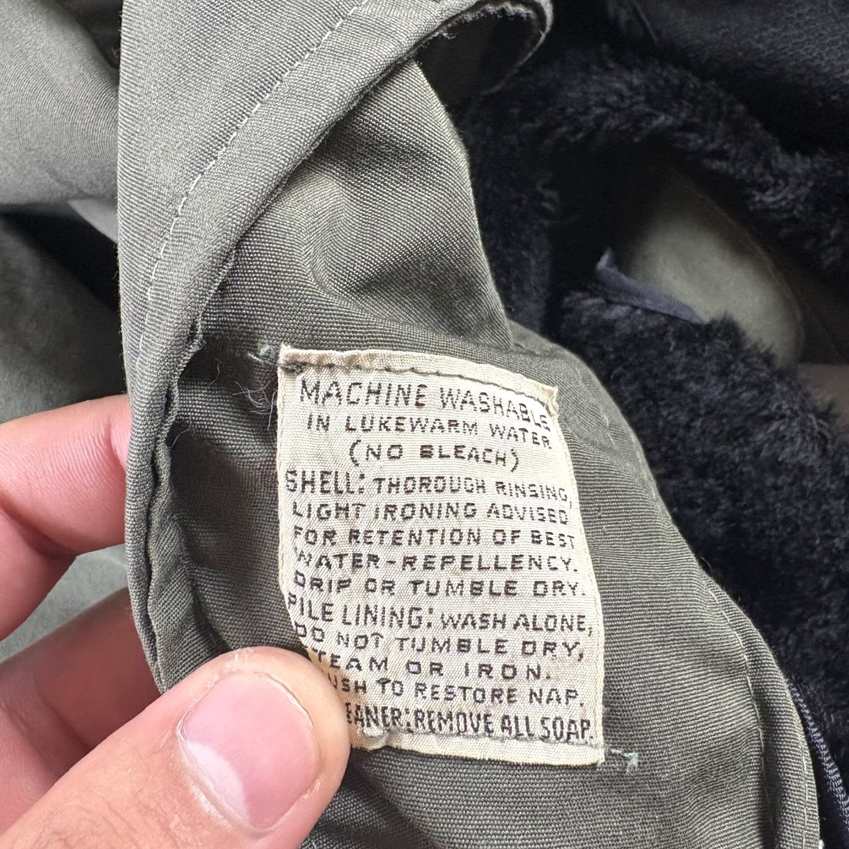 Olive VINTAGE Timme & Son Raincoat Men Large Olive Alpaca Lined Single Breasted 60s Size US S / EU 44-46 / 1 - 3 Thumbnail