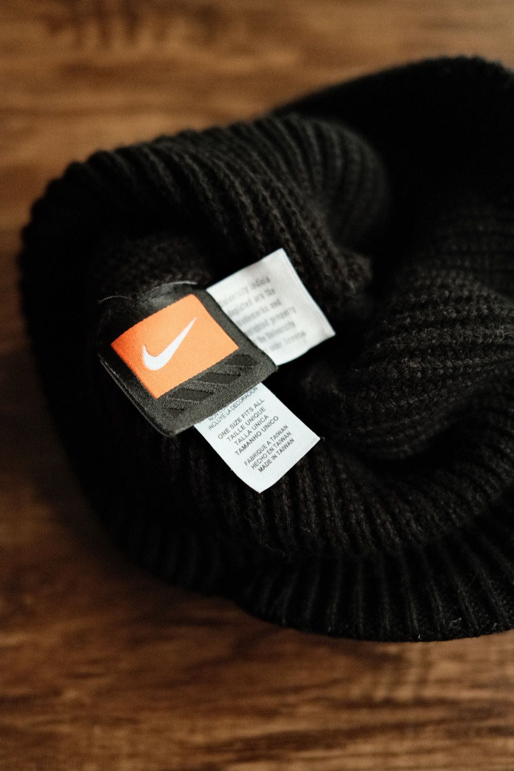 Nike Iowa State Nike Knit Beanie with Gold Swoosh Size ONE SIZE - 4 Thumbnail