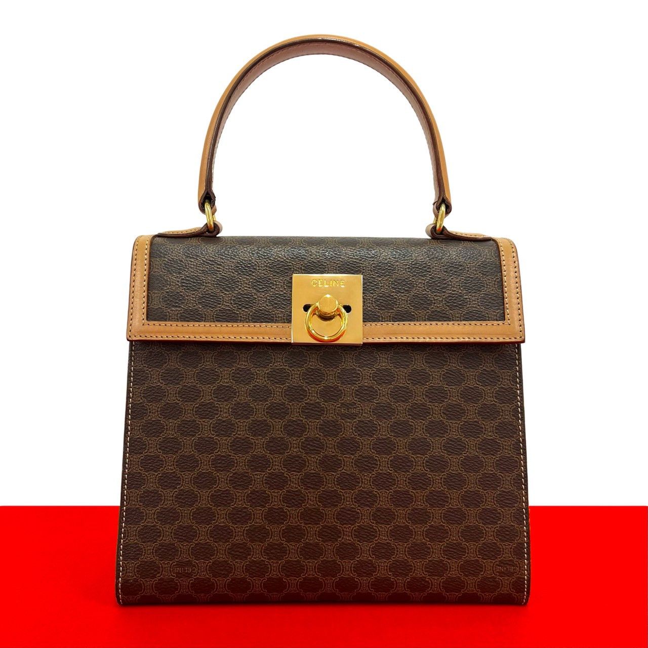 Celine Celine Celine Macadam PVC Leather Handbag Leather Tote Bag DUTY FREE for USA Size ONE SIZE - 1 Thumbnail