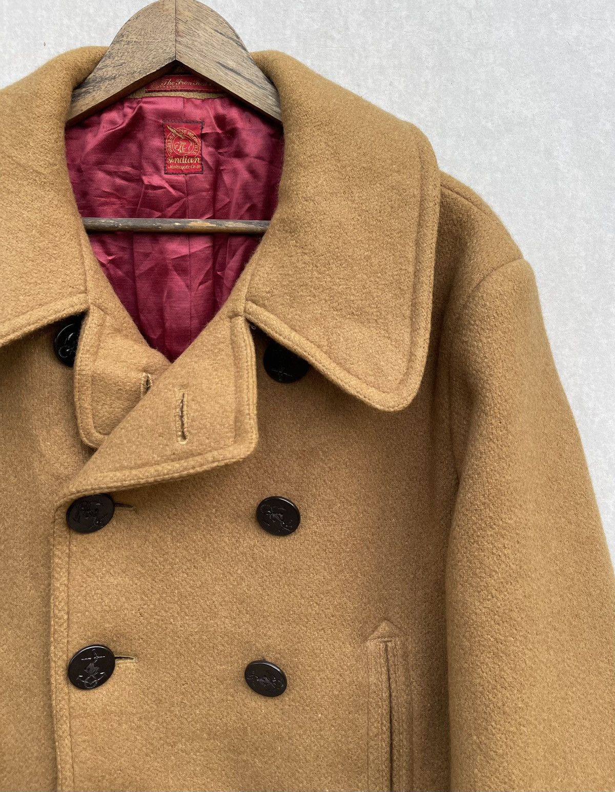 Buzz Rickson's × Indian Motorcycle × Toyo Enterprises 🔥Vtg Indian by Toyo Enterprise WW2 Naval Clothing Pea Coat Size US L / EU 52-54 / 3 - 6 Thumbnail