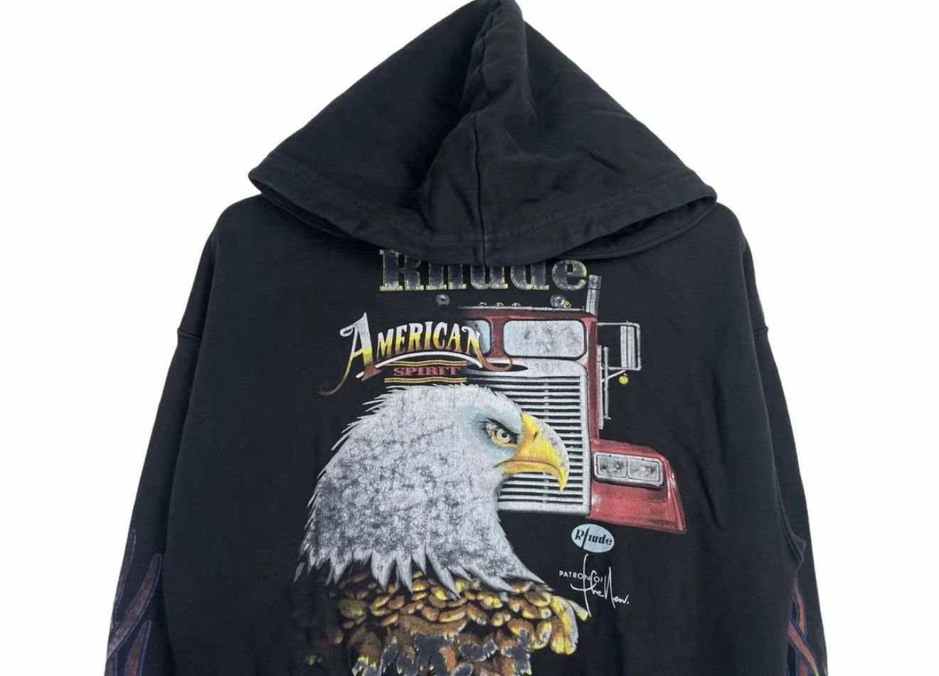 Rhude RhudeNew Limited Edition Distressed Eagle Hoodie Size US M / EU 48-50 / 2 - 2 Thumbnail