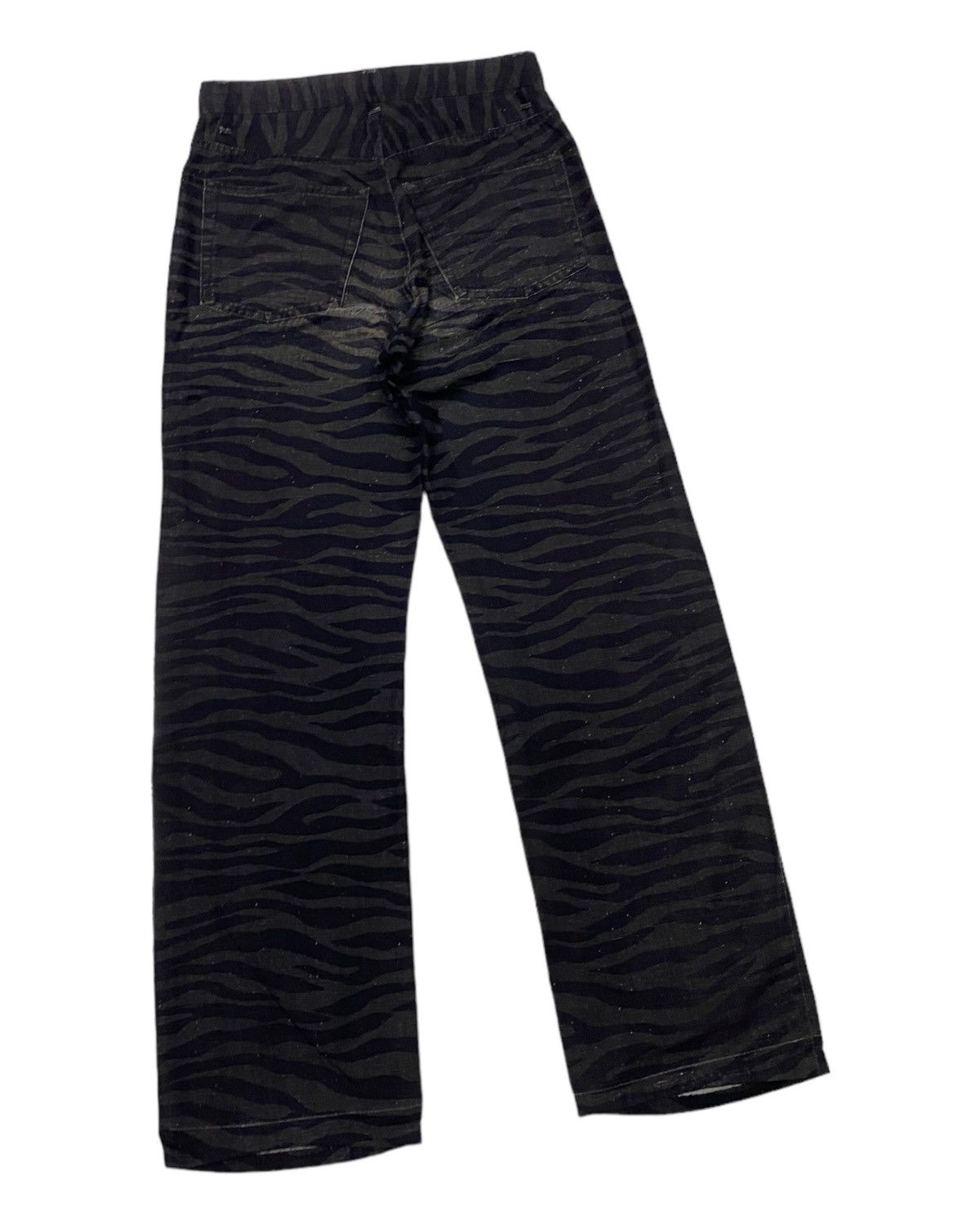 If Six Was Nine 🔥BAGGY DISTRESSED DENIM MOTHER TIGER STRIPES DENIM JEANS Size US 29 - 5 Thumbnail