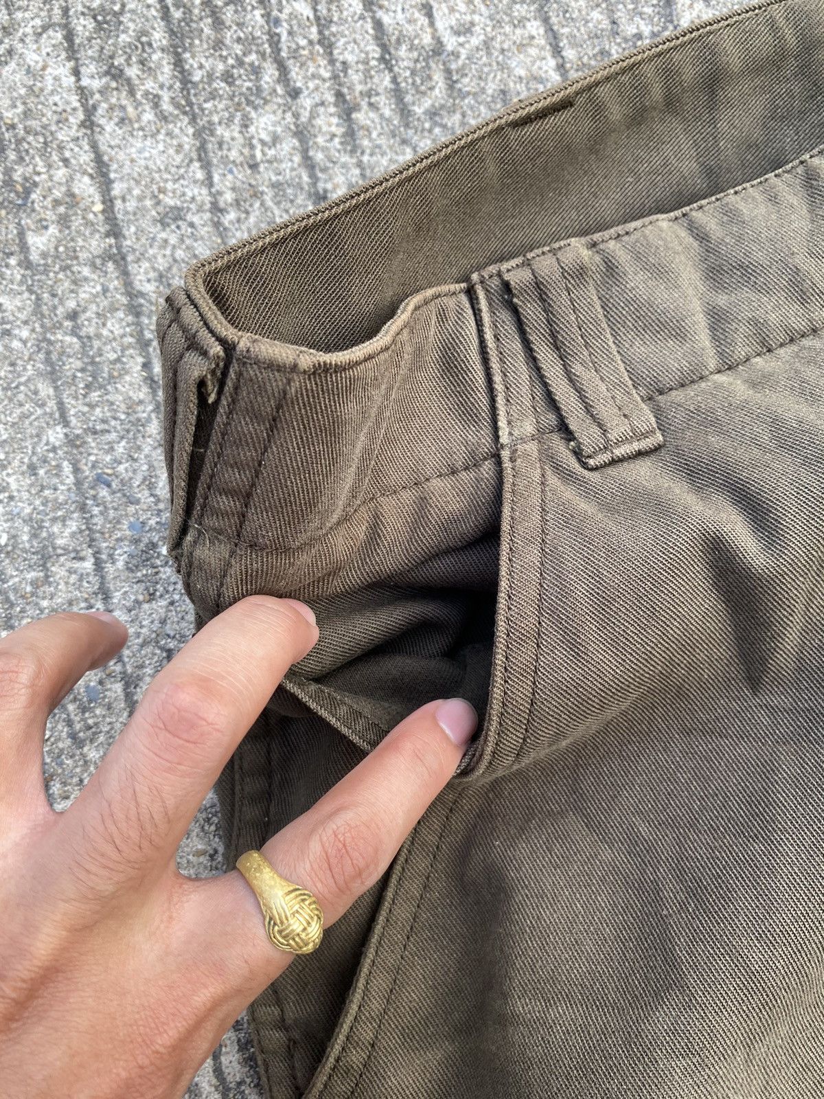 Stussy Vintage Stussy Carpenter Pants Green Size US 35 - 9 Thumbnail