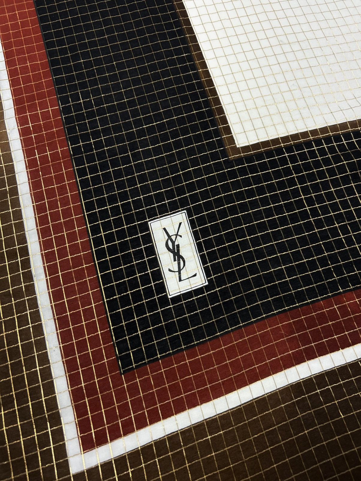 Christian Dior Monsieur × Hermes × Yves Saint Laurent Vintage Yves Saint Laurent handkerchief neckerchief Size ONE SIZE - 6 Thumbnail