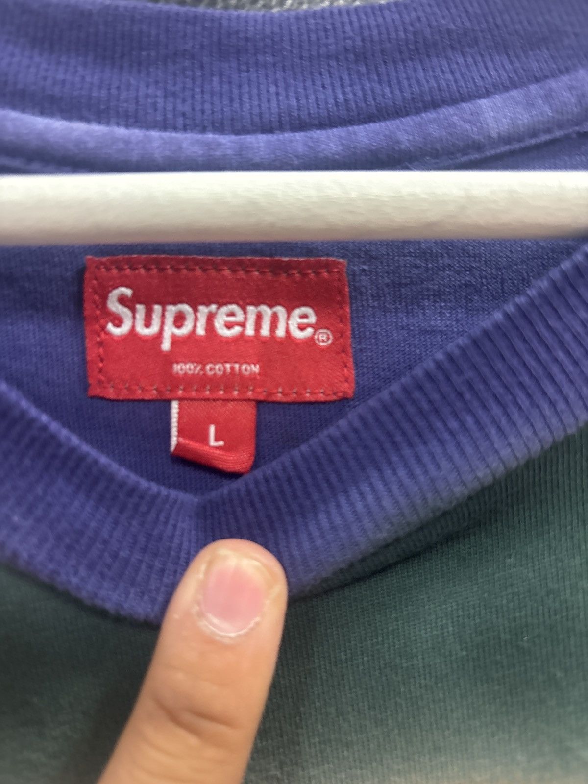Supreme Supreme Rainbow Stripe 3M shirt l Size US L / EU 52-54 / 3 - 3 Thumbnail