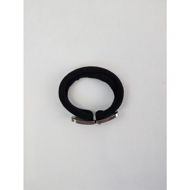 Balenciaga o1rshd1 Q:2 / Size: OS / BB Icon Hair Tie in Black Size ONE SIZE - 4 Thumbnail