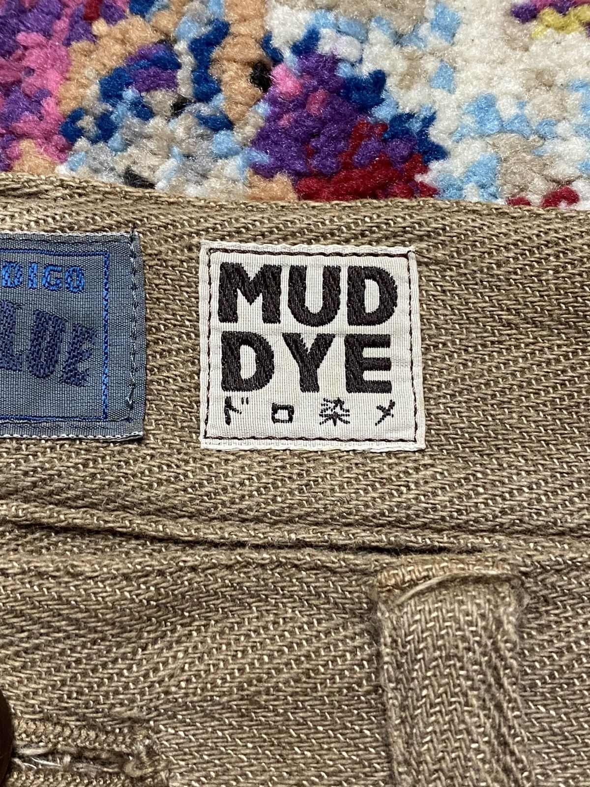 Blue Blue Japan 90s Blue Blue Japan Pure Indigo Mud Wash Trouser Pants Size US 33 - 7 Thumbnail