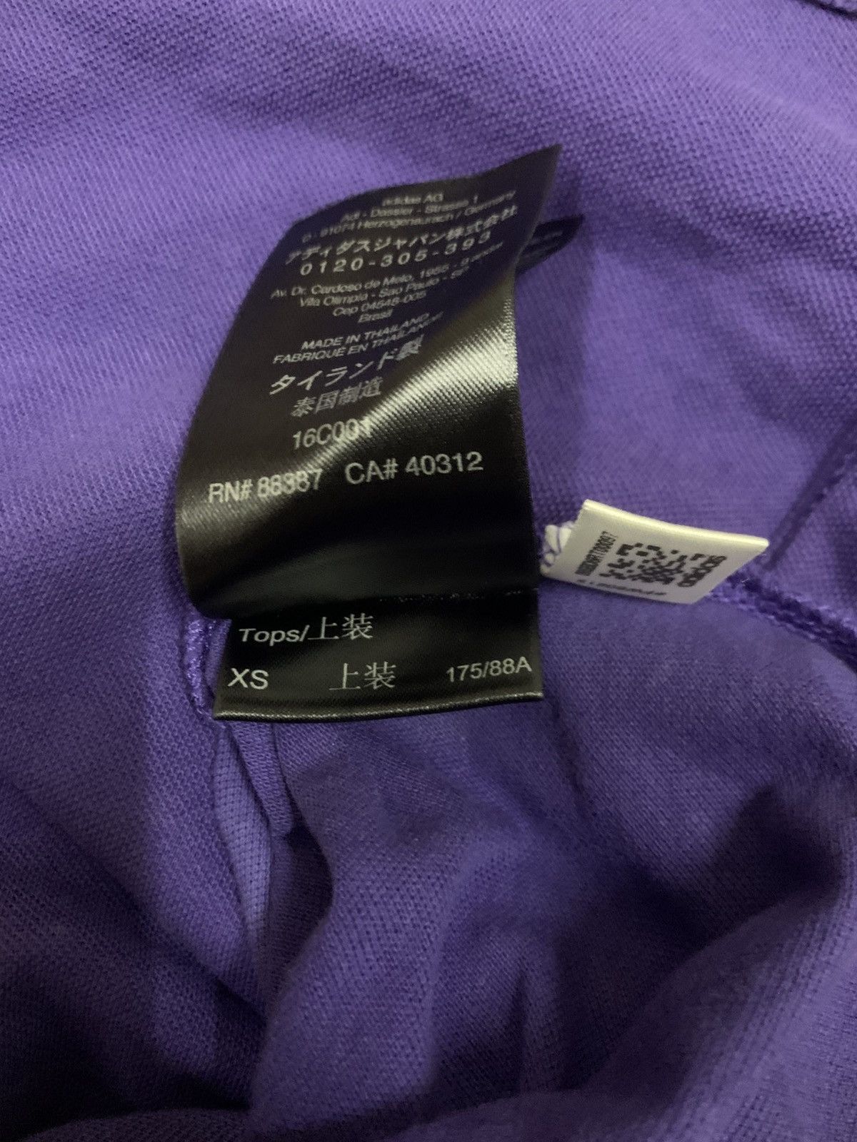 Yohji Yamamoto Adidas Y3 purple Polo shirt Size US XS / EU 42 / 0 - 8 Thumbnail