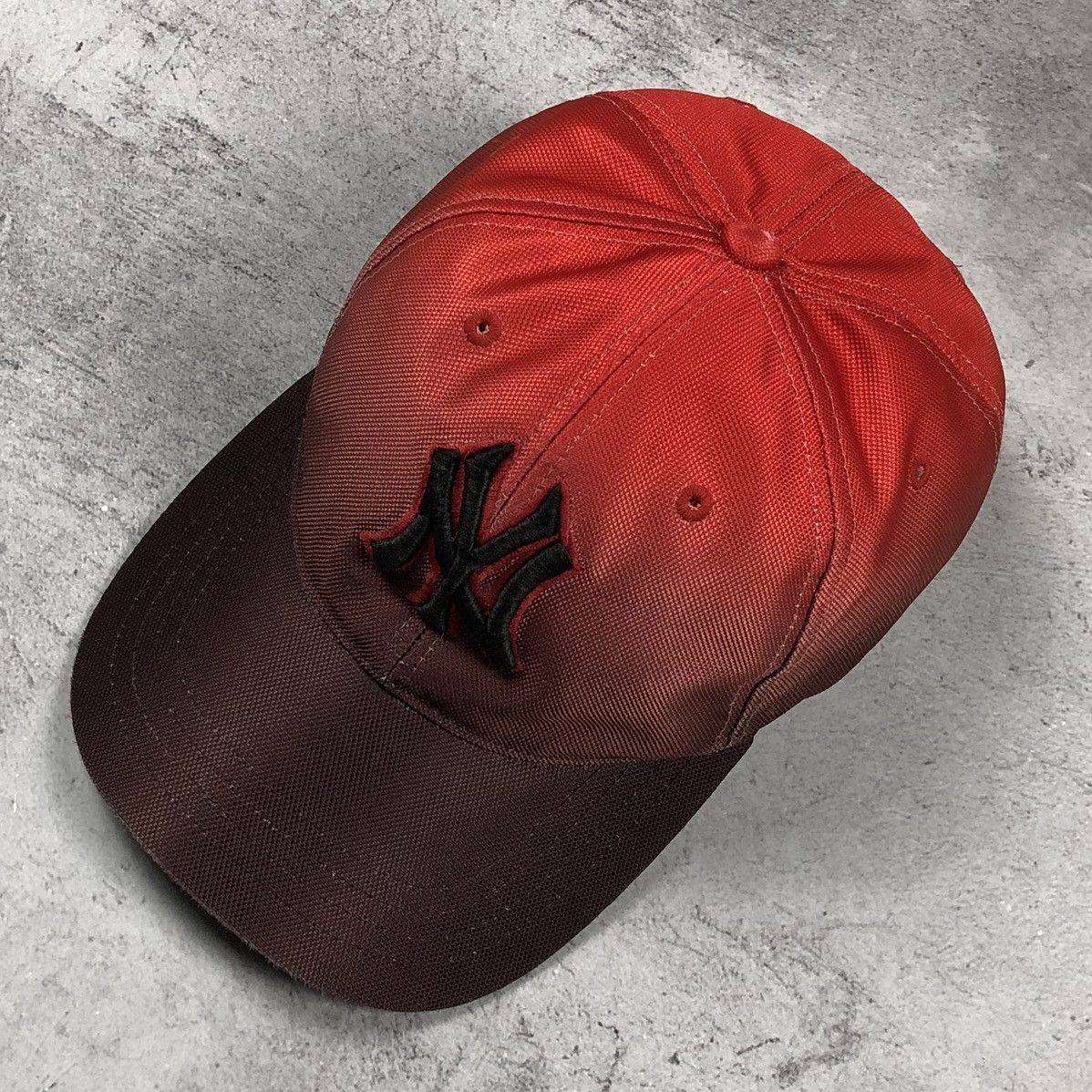New York Yankees Y2K Rare MLB Yankees NY USA Gradient Colour Cap ruff ryders Size ONE SIZE - 3 Thumbnail
