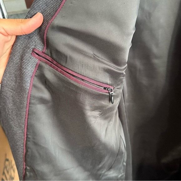 Calvin Klein Calvin Klein Charcoal Blazer Sz Large L Size 40R - 4 Thumbnail