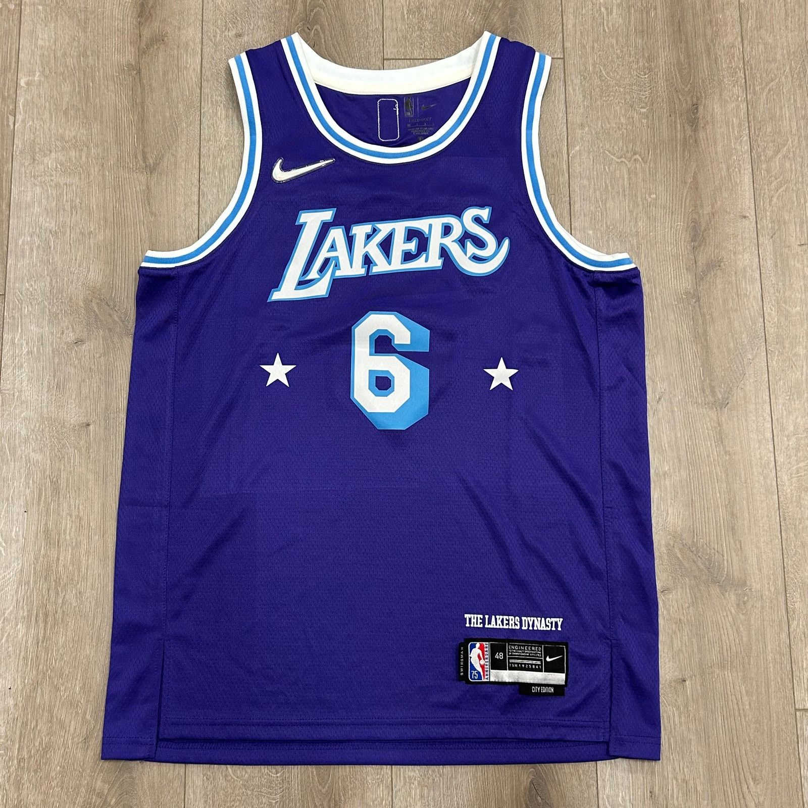 Nike LeBron James Los Angeles Lakers City Edition jersey Large Size US L / EU 52-54 / 3 - 1 Thumbnail