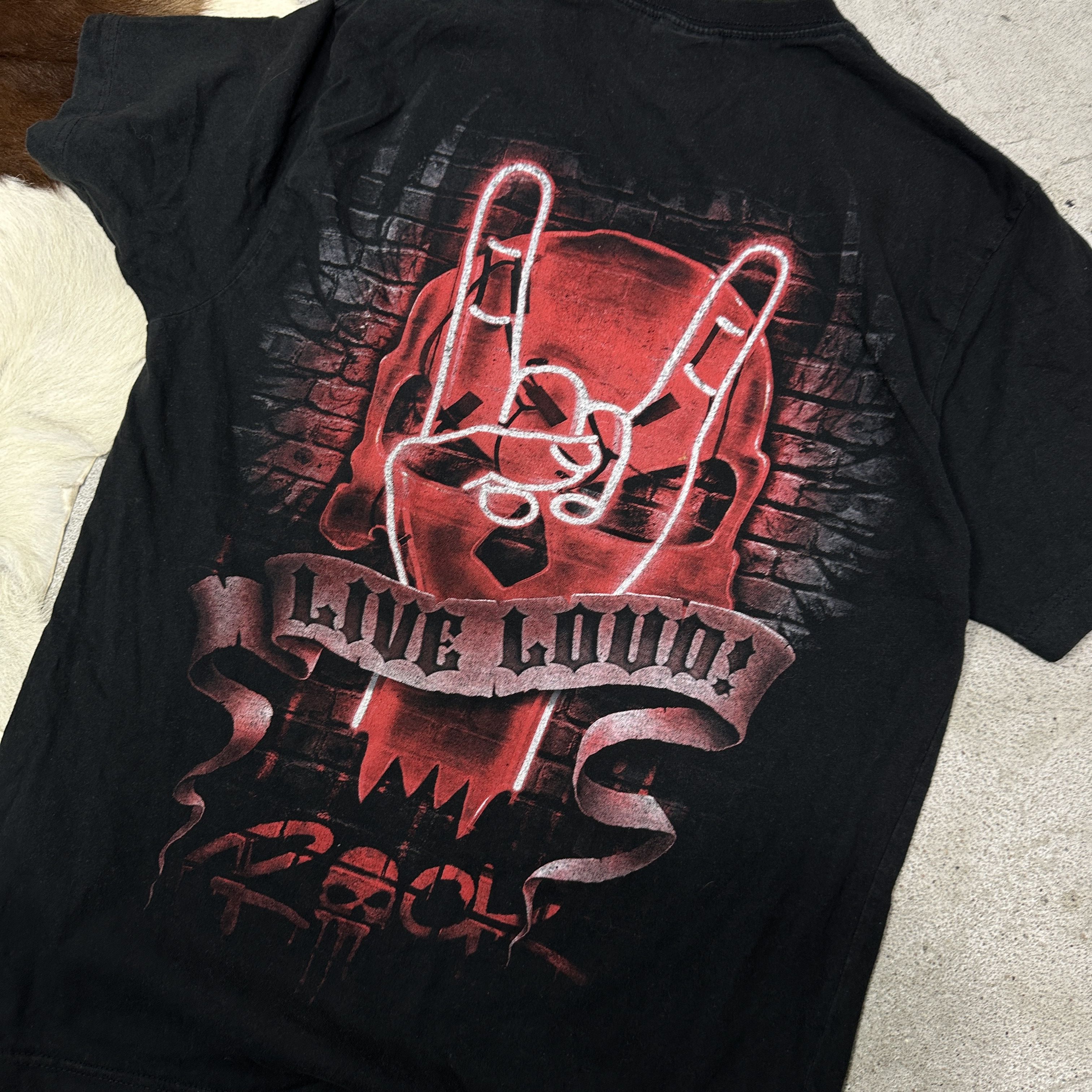 Vintage Vintage Avant Garde Opium Grunde Beer Skull T-shirt 00s Size US L / EU 52-54 / 3 - 4 Thumbnail
