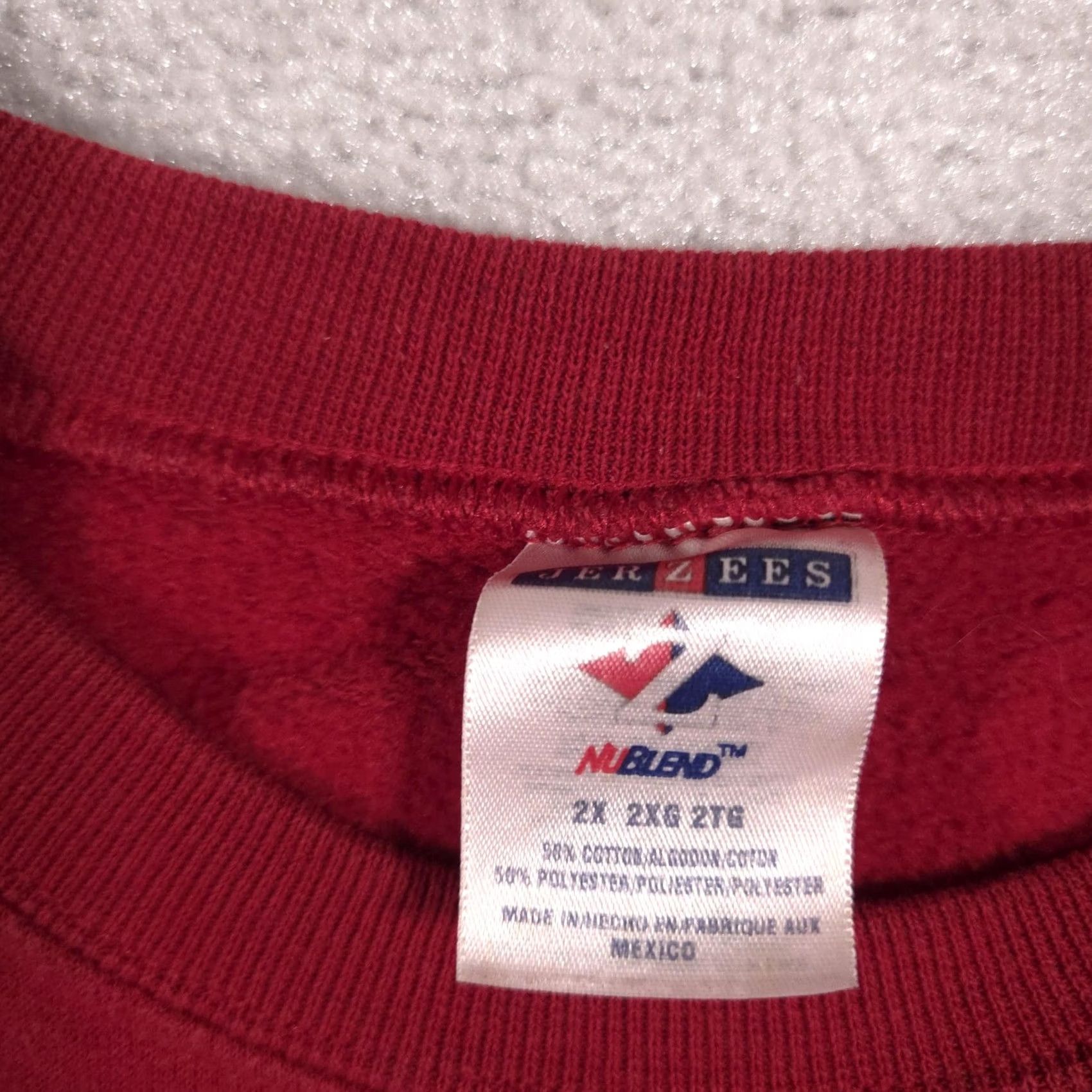 Jerzees Orange County Choppers Jerzees Sweatshirt Mens 2XL Red Dog Motorcycle Biker Graphic Print Pullover Crewneck Fleece Cotton Polyester Size US XXL / EU 58 / 5 - 6 Thumbnail