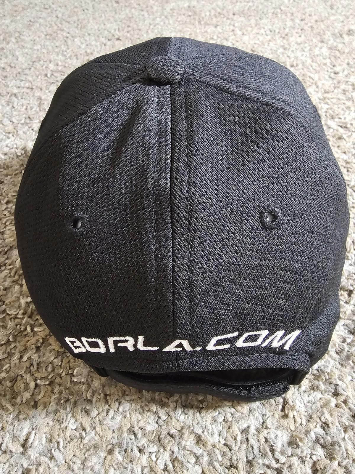 Borsalino Borla Exhaust Strapback Black Hat Size ONE SIZE - 4 Thumbnail