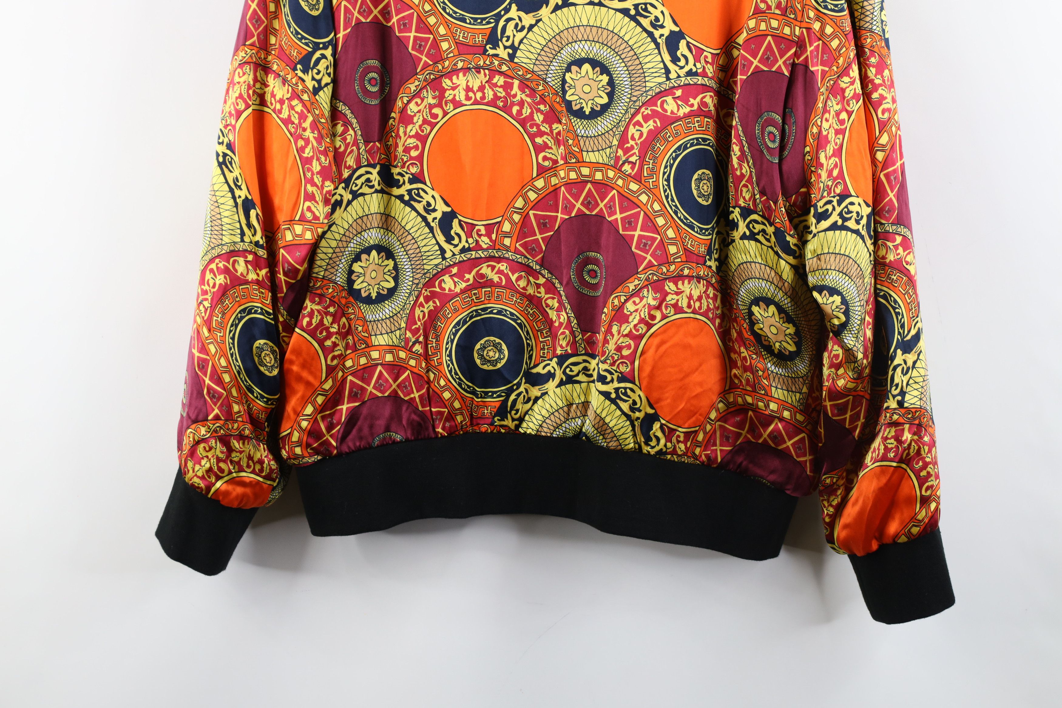 Vintage Deadstock Vintage 90s Streetwear Geometric Zip Bomber Jacket Size L / US 10 / IT 46 - 14 Thumbnail