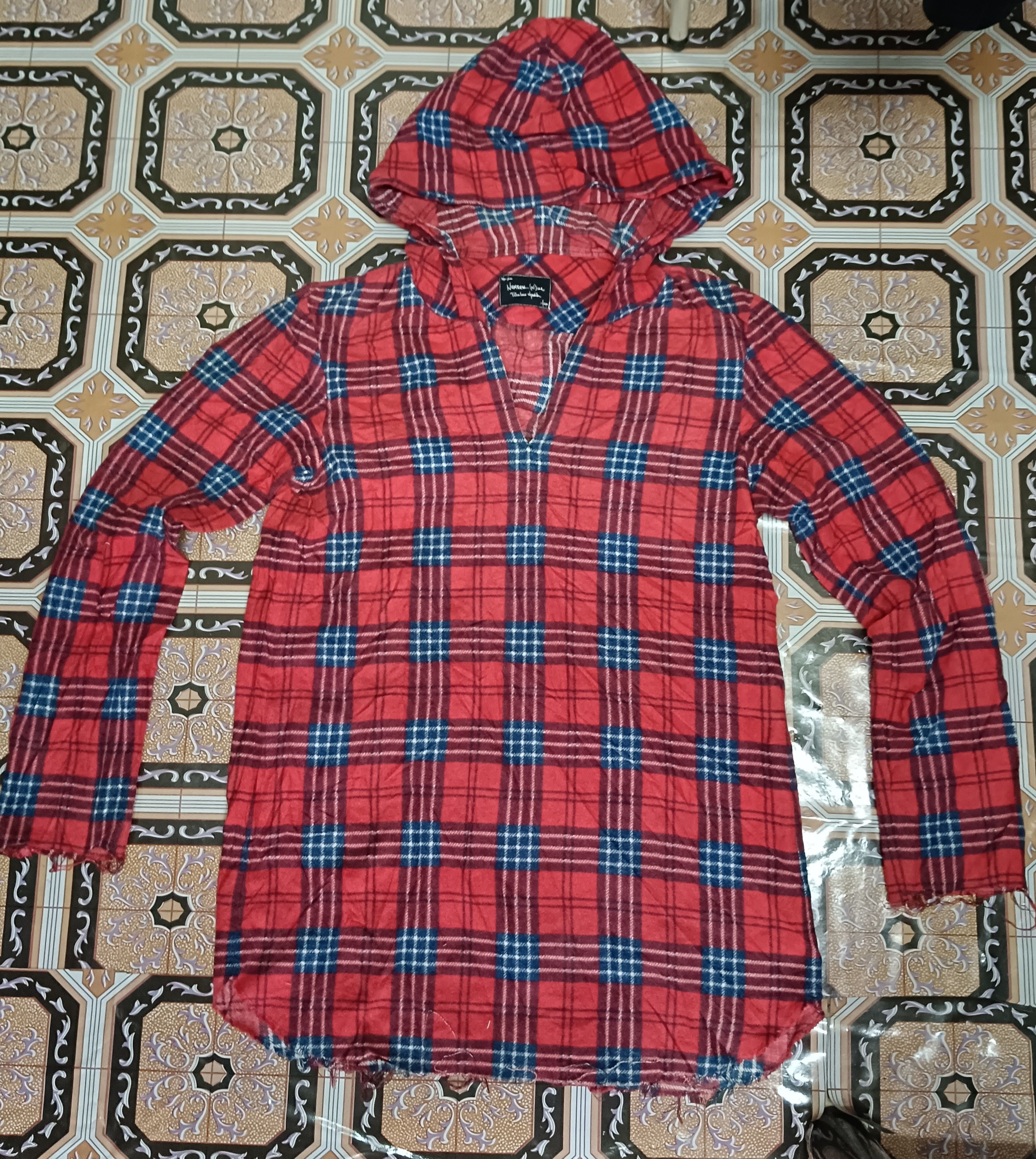 Number (N)ine FW06 Plaid Tartan Flannel Pullover Size US M / EU 48-50 / 2 - 8 Thumbnail