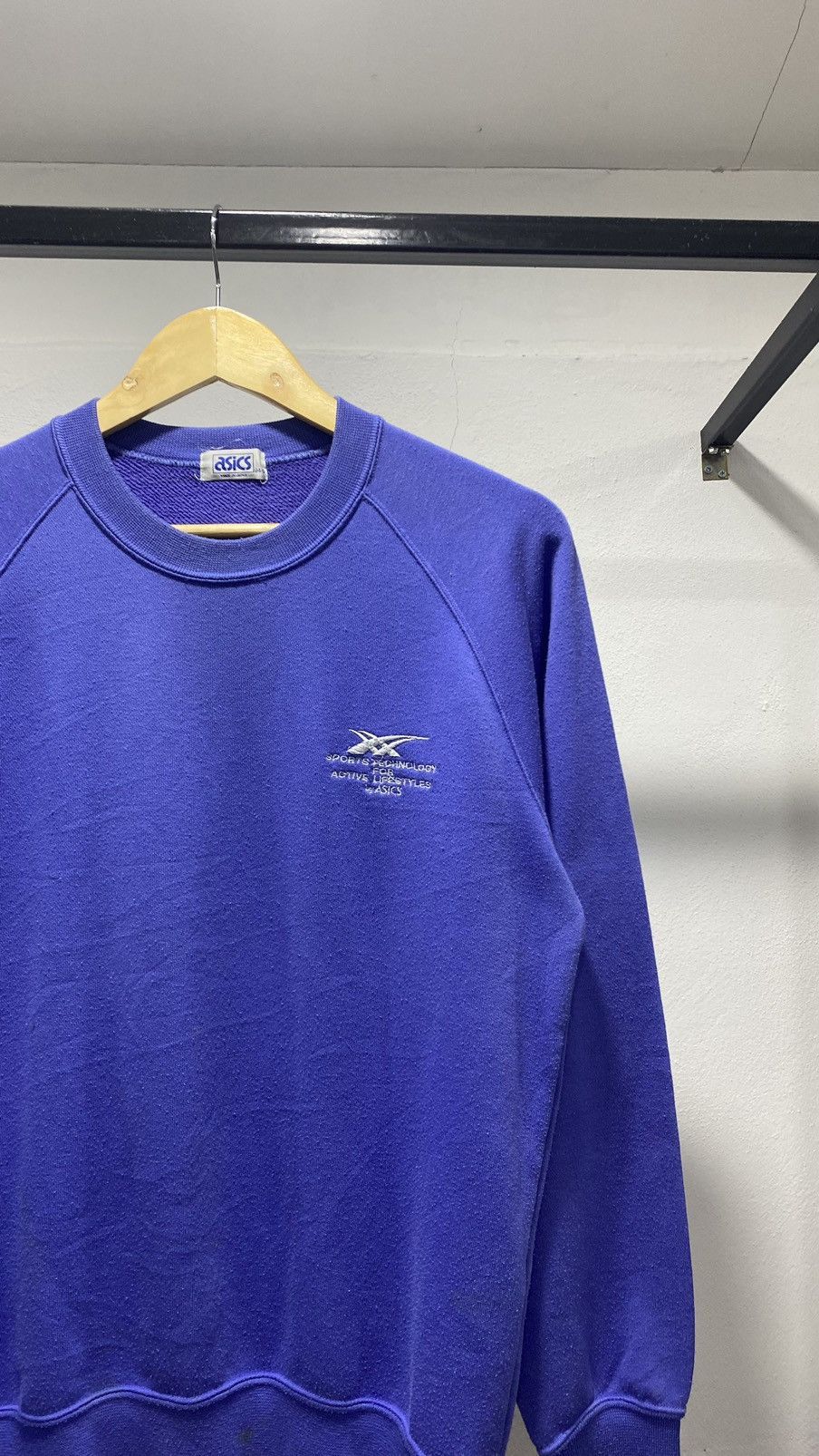 Asics × Japanese Brand × Vintage Vintage 80s Made In Japan Asics Sportswear Sweatshirt Size US M / EU 48-50 / 2 - 3 Thumbnail