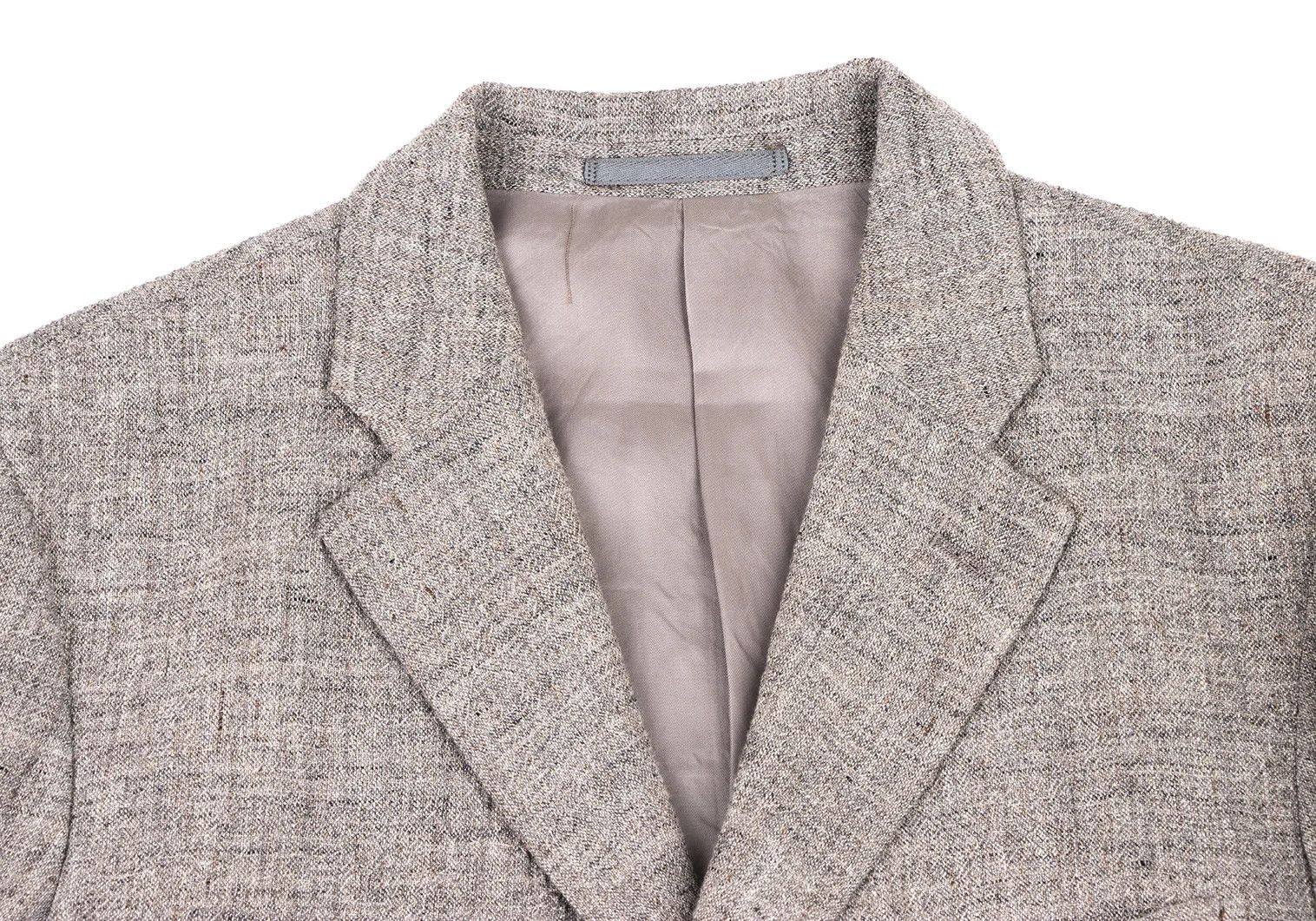Issey Miyake Linen 3B Jacket in Gray with Some Discoloration Size US S / EU 44-46 / 1 - 3 Thumbnail