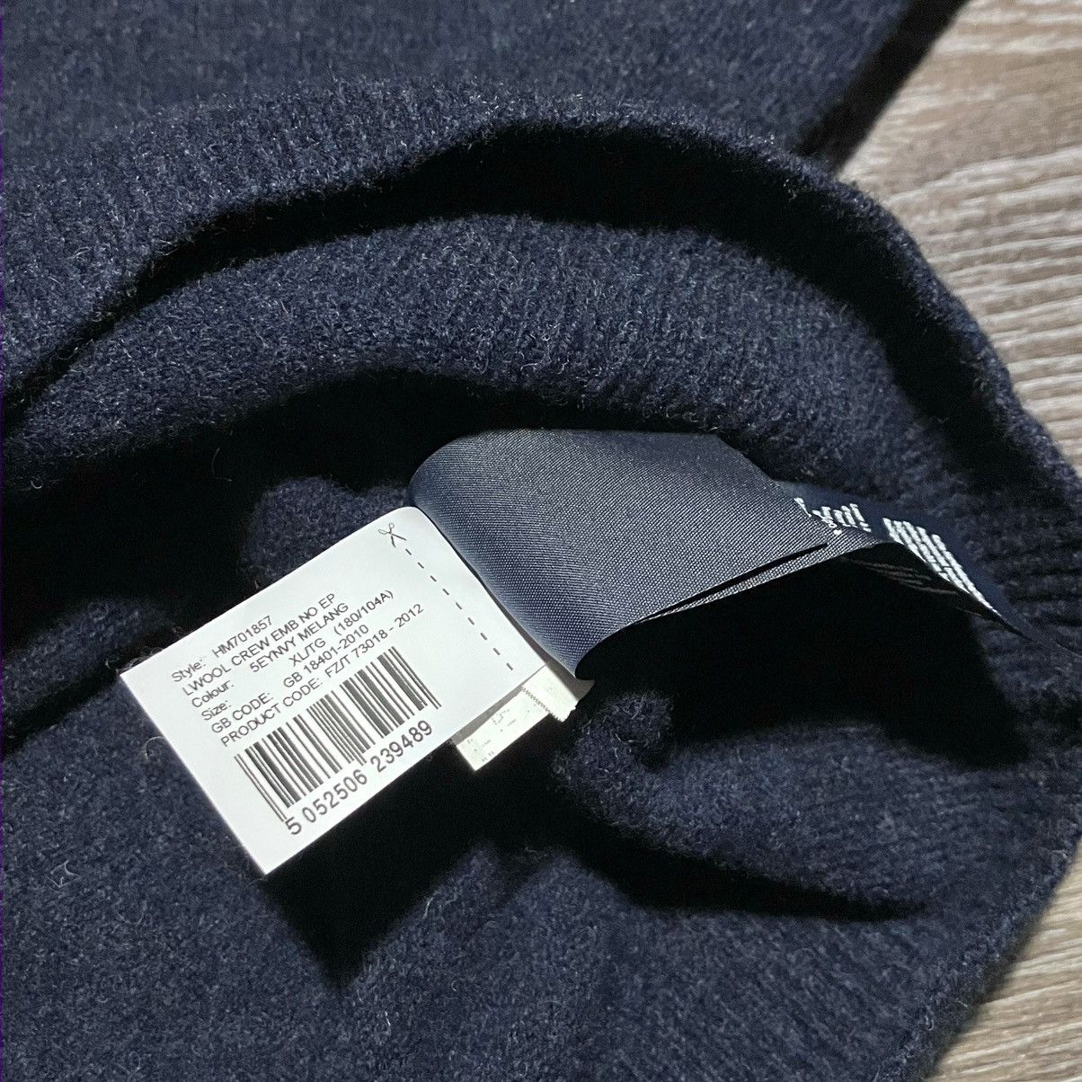 Hackett HACKETT London Embroidered Logo Lambswool Crewneck Sweater Size US XL / EU 56 / 4 - 8 Thumbnail