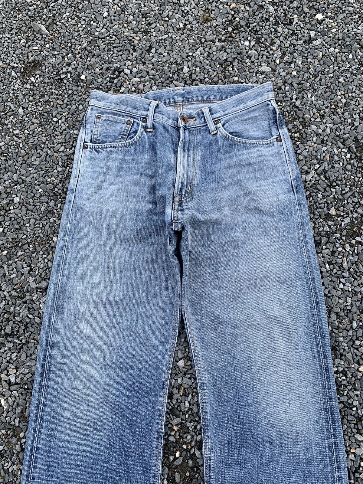 Edwin VINTAGE EDWIN 505ZX SELVEDGE FADED JAPANESE DISTRESSED DENIM Size US 30 / EU 46 - 6 Thumbnail