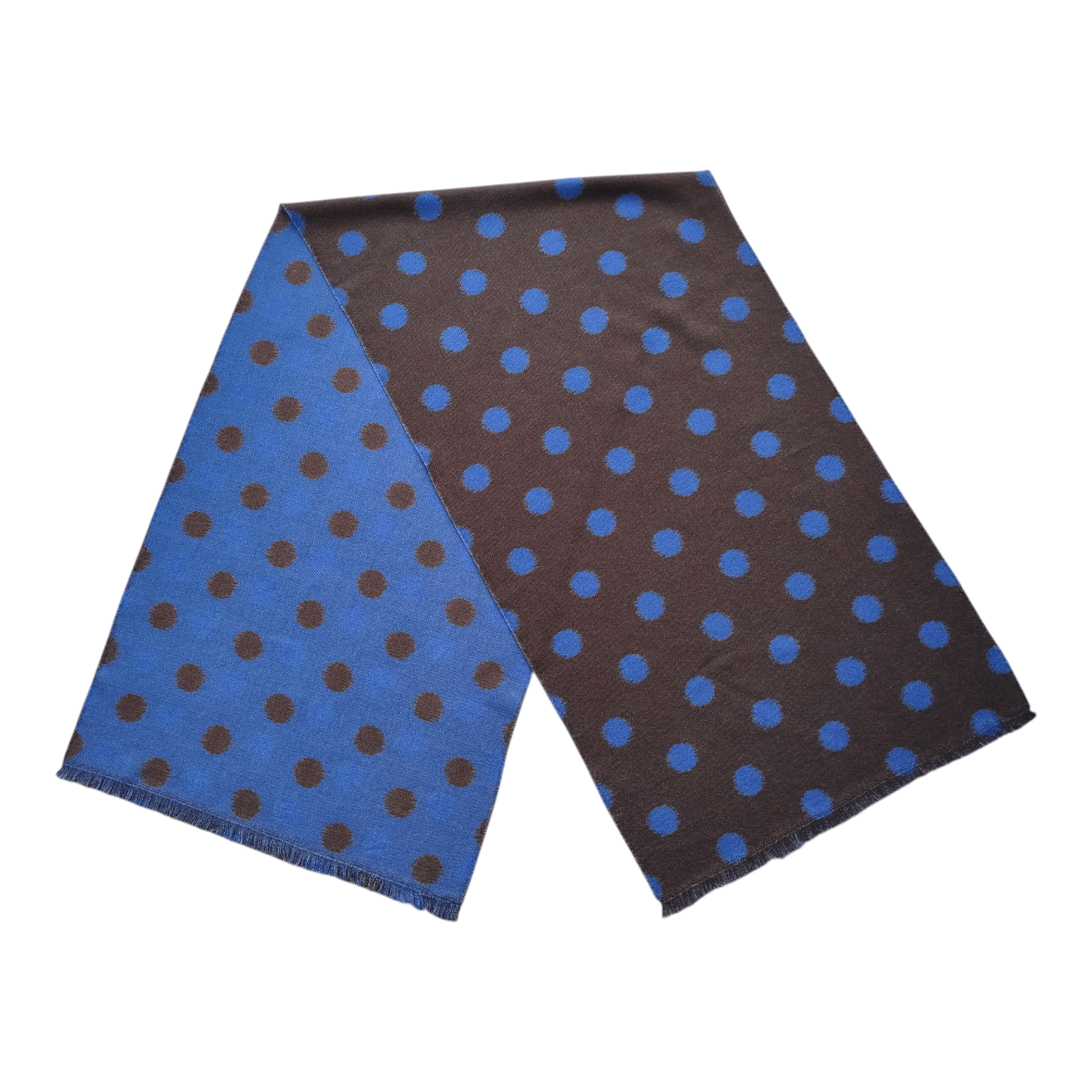 Boggi BOGGI Milano Scarf Polka Dot Wool Italy Size ONE SIZE - 1 Thumbnail