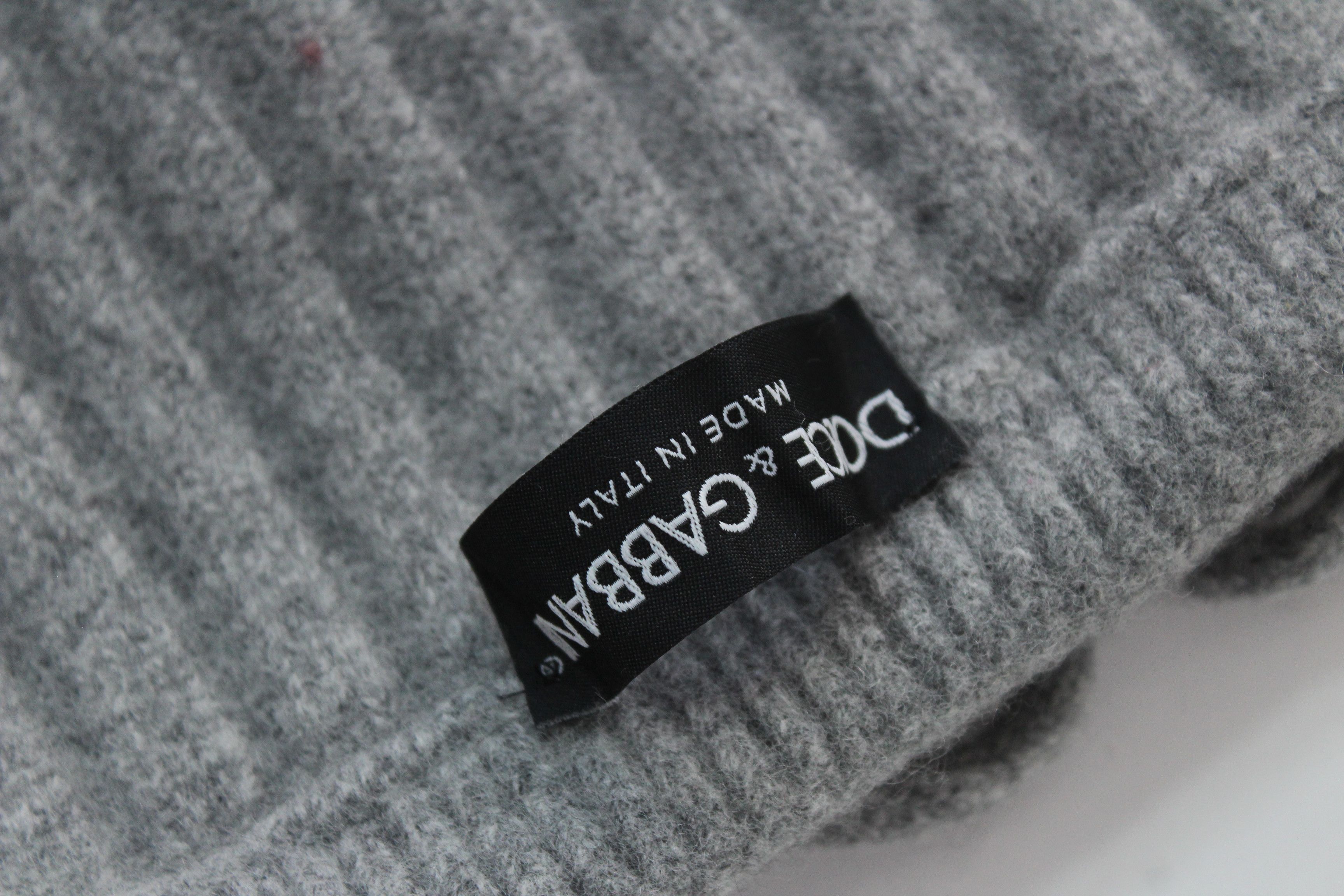 Dolce & Gabbana Dolce & Gabbana Ski Italia Patch Neck Warmer Snood Grey Size ONE SIZE - 10 Thumbnail