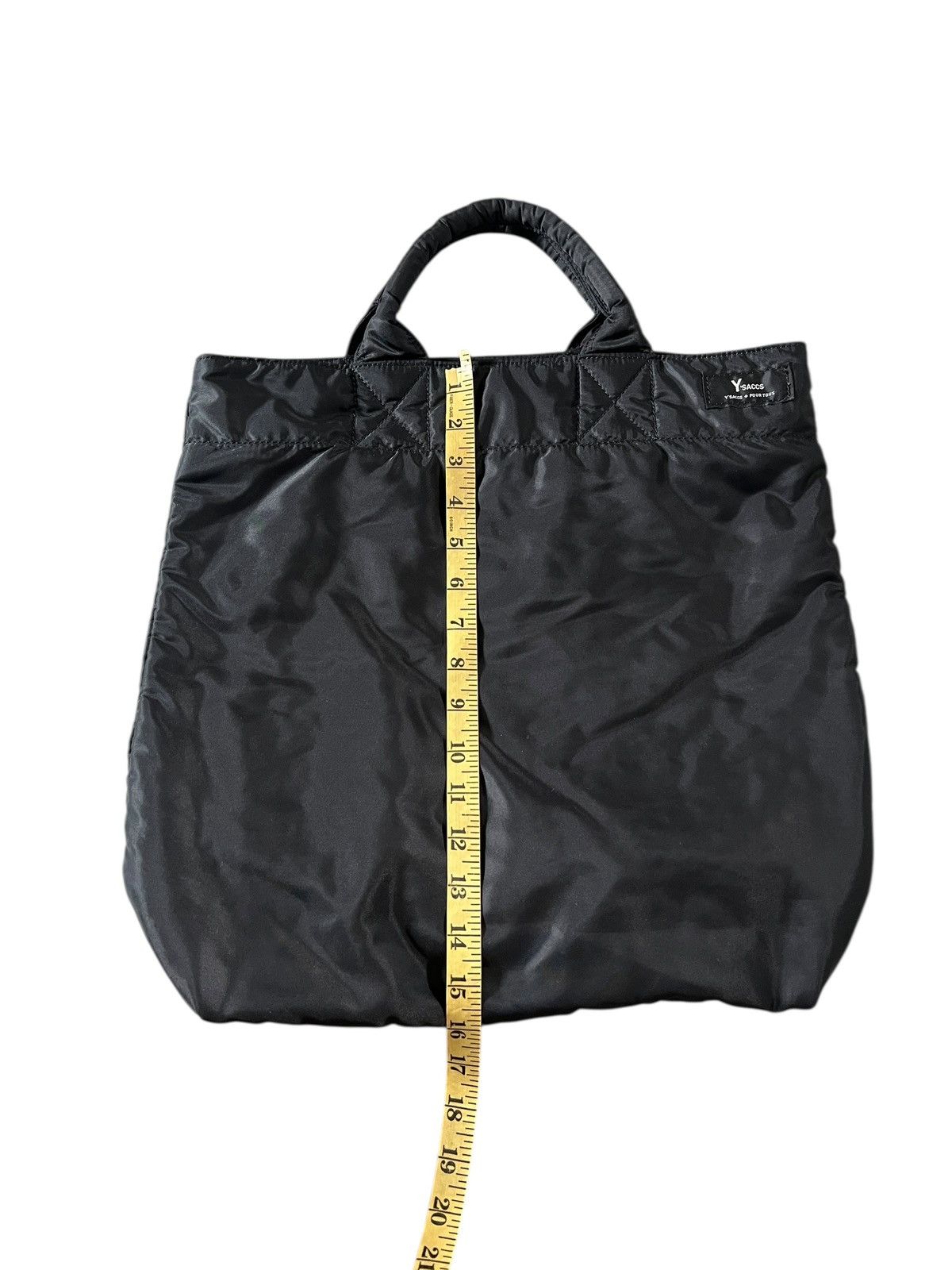 Yohji Yamamoto Y’SACCS Bomber Nylon Tote Bag Size ONE SIZE - 12 Thumbnail