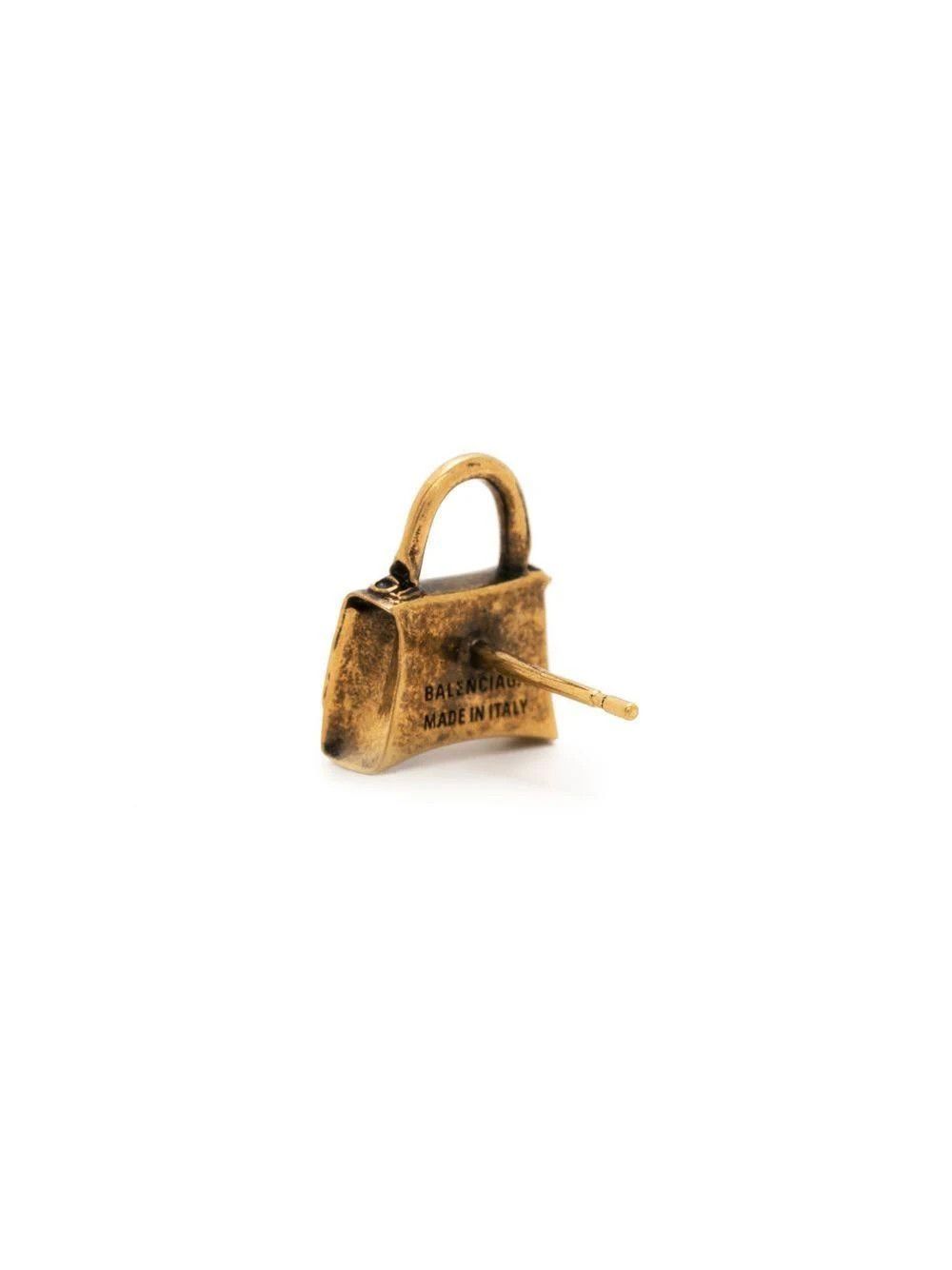 Balenciaga o1in1g1024 Size : OS / Bag XS Stud Earrings in Gold Size ONE SIZE - 2 Thumbnail