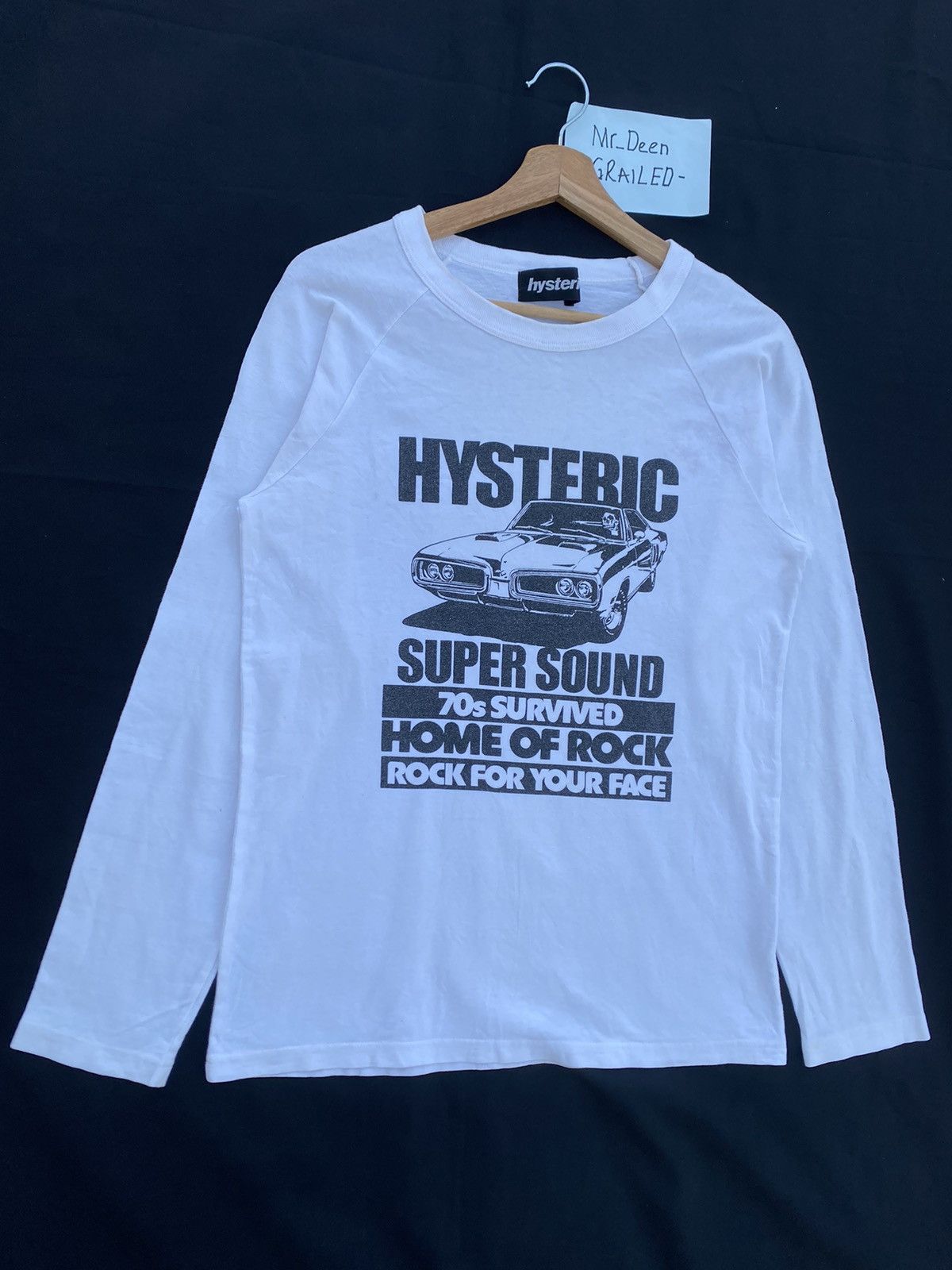 Hysteric Glamour Rare Hysteric Glamour Super Sound 70s Survived Long Sleeve Size US M / EU 48-50 / 2 - 3 Thumbnail
