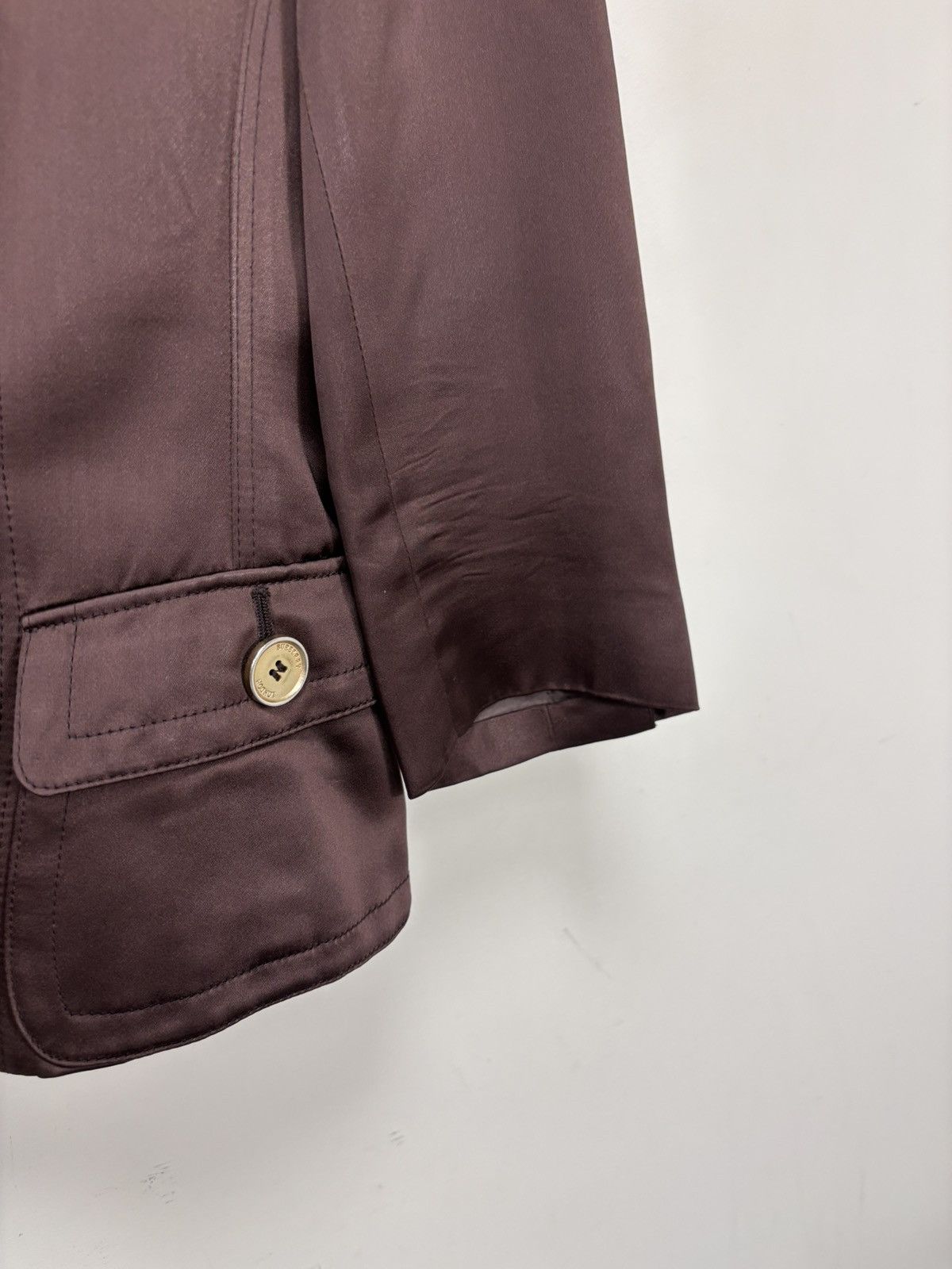 Burberry Burberry London Women’s Brown Double Breasted Blazer Jacket Size L / US 10 / IT 46 - 8 Thumbnail